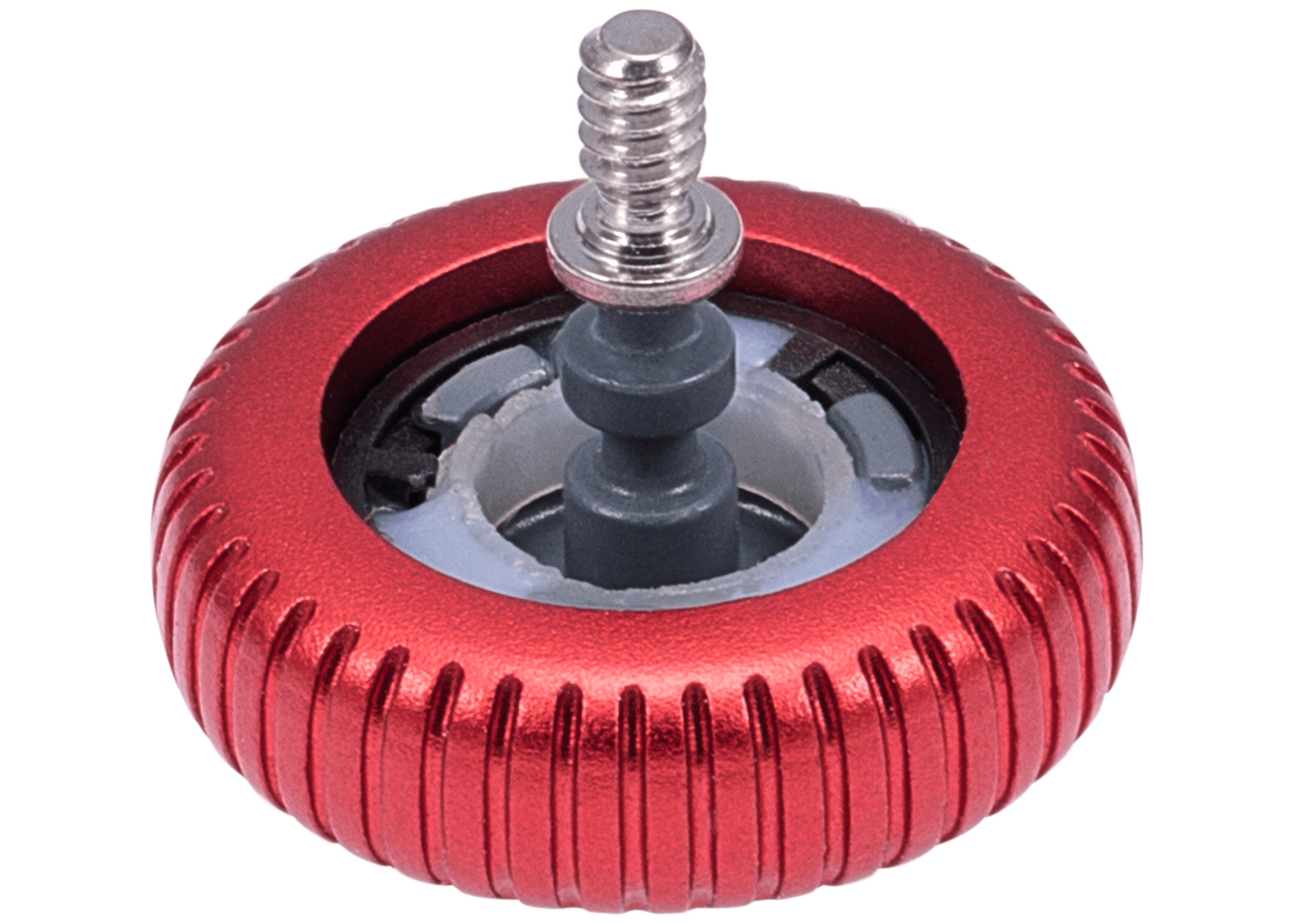 Crown Nut Compatible For Watch Series 6 (40MM / 44MM) (LTE Version) (Black / Red)