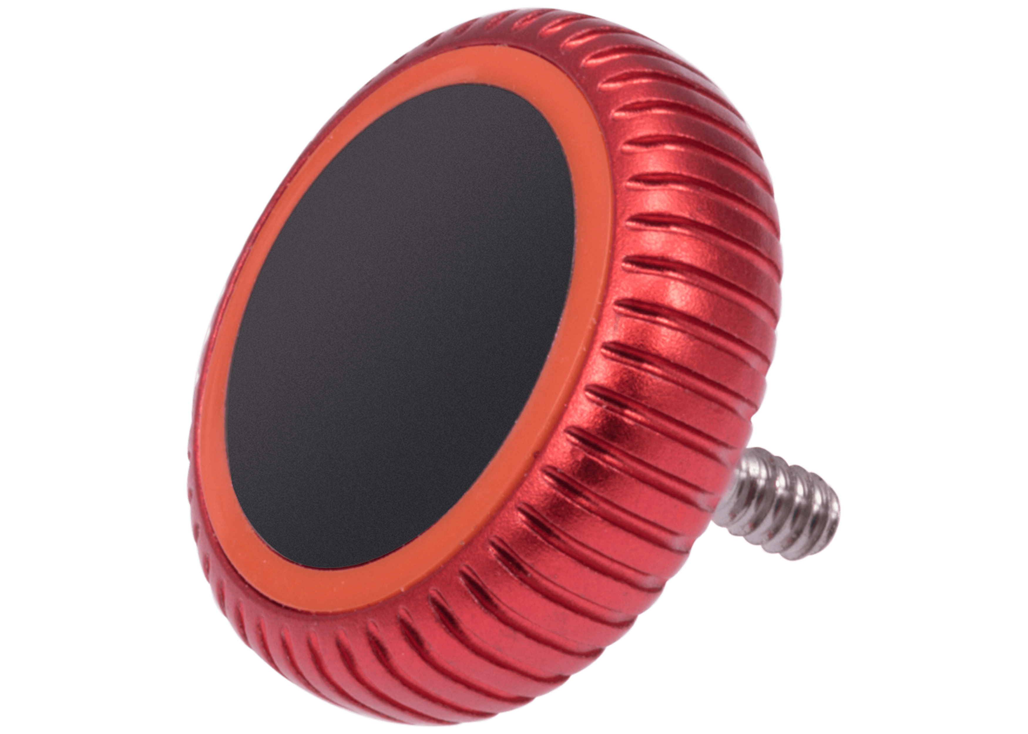 Crown Nut Compatible For Watch Series 6 (40MM / 44MM) (GPS Version) (Black / Red)