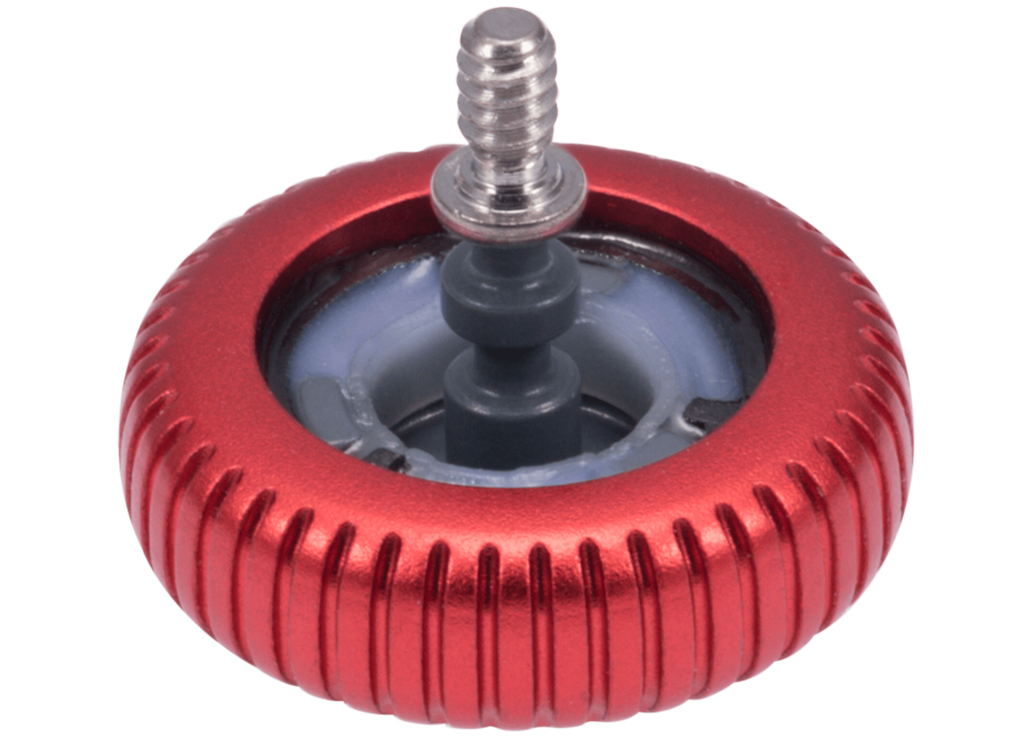 Crown Nut Compatible For Watch Series 6 (40MM / 44MM) (GPS Version) (Black / Red)