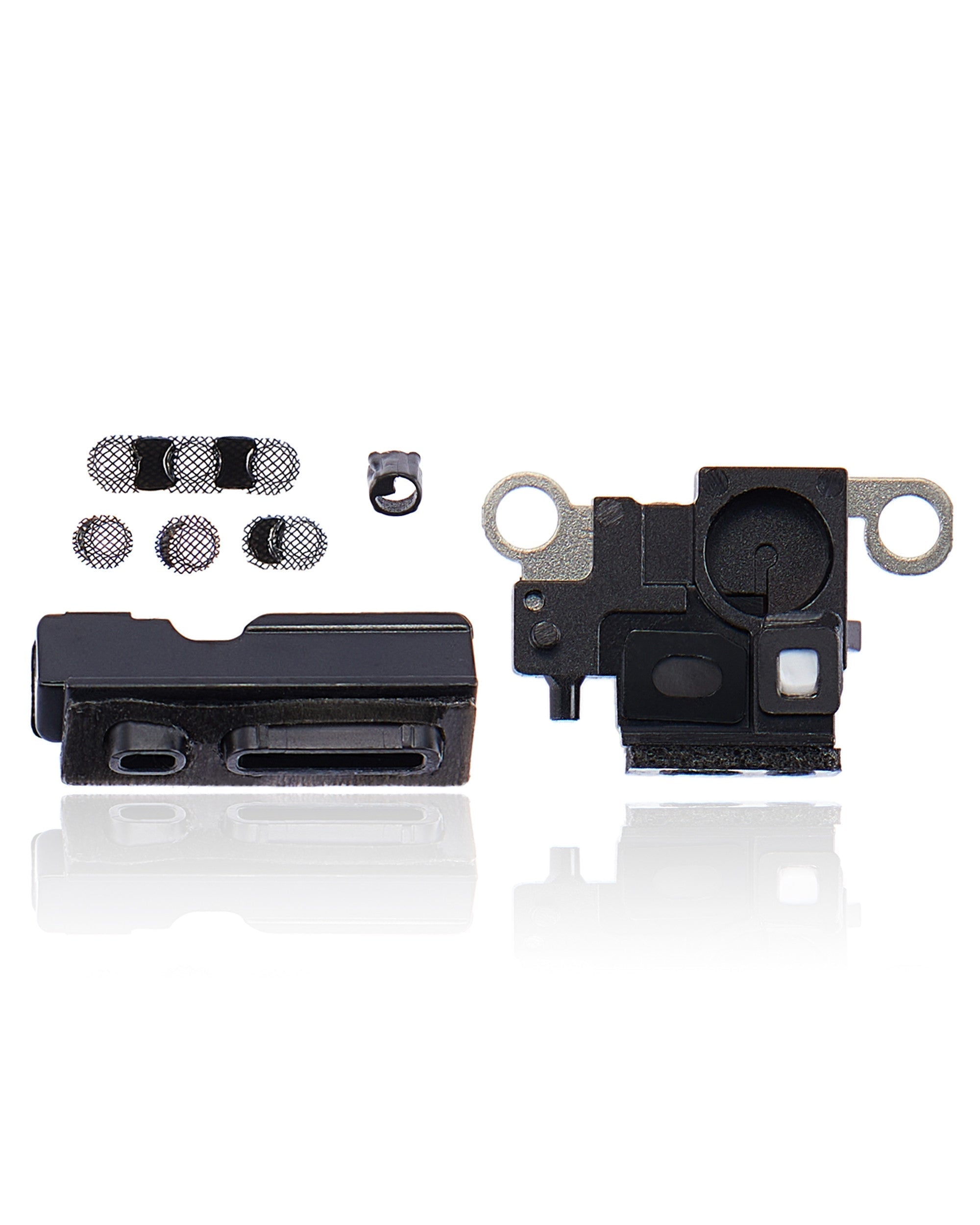 BLACK LOUDSPEAKER / MIC MESH (PACK OF 10) FOR IPHONE 13 MINI