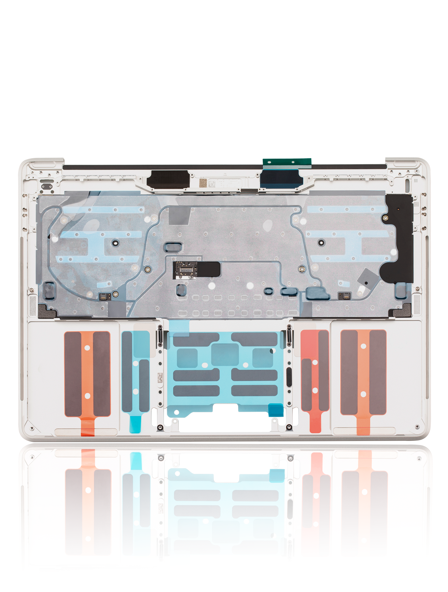 SILVER TOP CASE WITH KEYBOARD (US KEYBOARD) FOR MACBOOK PRO 13" A1989 (LATE 2018 / EARLY 2019) (USED OEM PULL: COSMETIC GRADE: NEW)