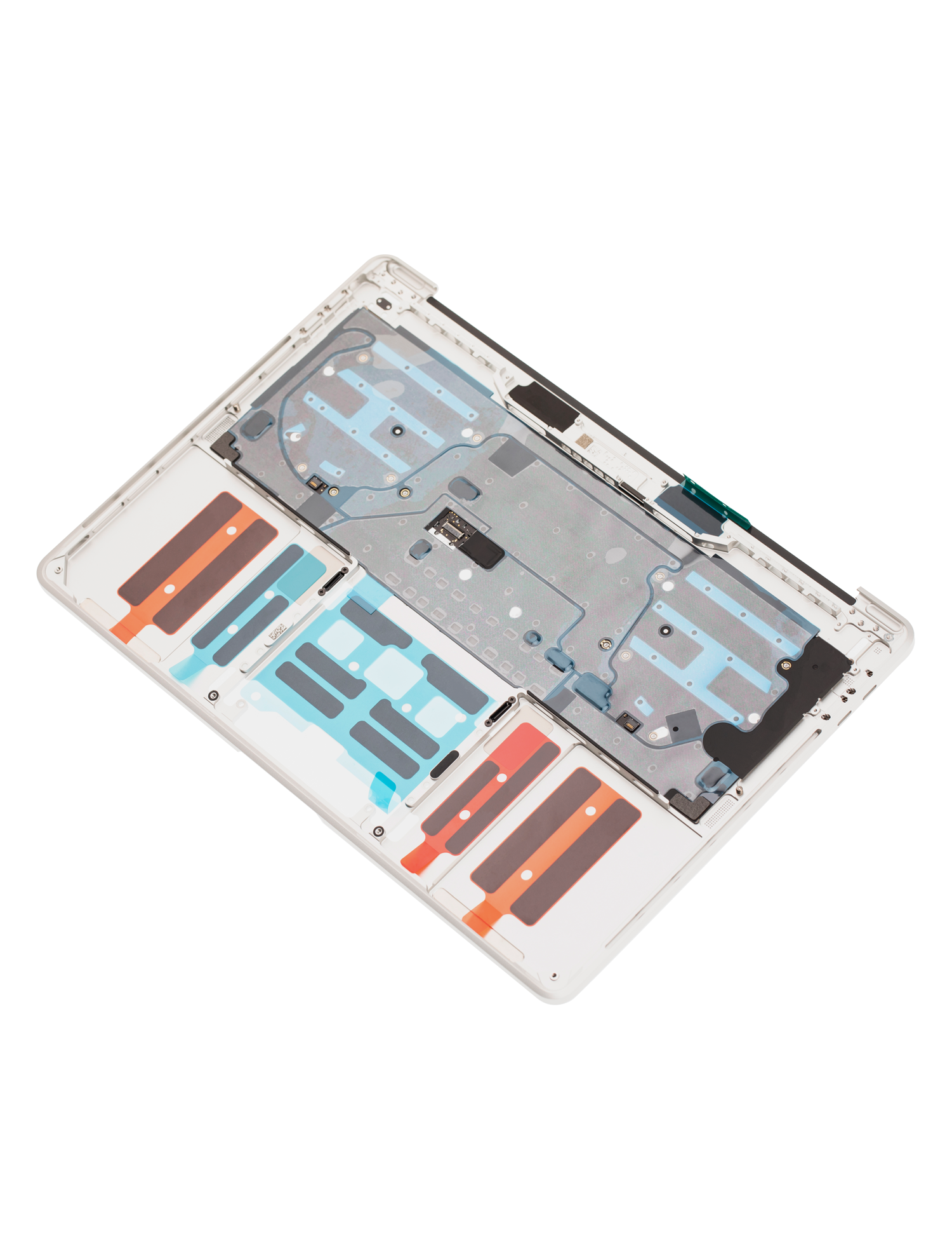 SILVER TOP CASE WITH KEYBOARD (US KEYBOARD) FOR MACBOOK PRO 13" A1989 (LATE 2018 / EARLY 2019) (USED OEM PULL: COSMETIC GRADE: NEW)