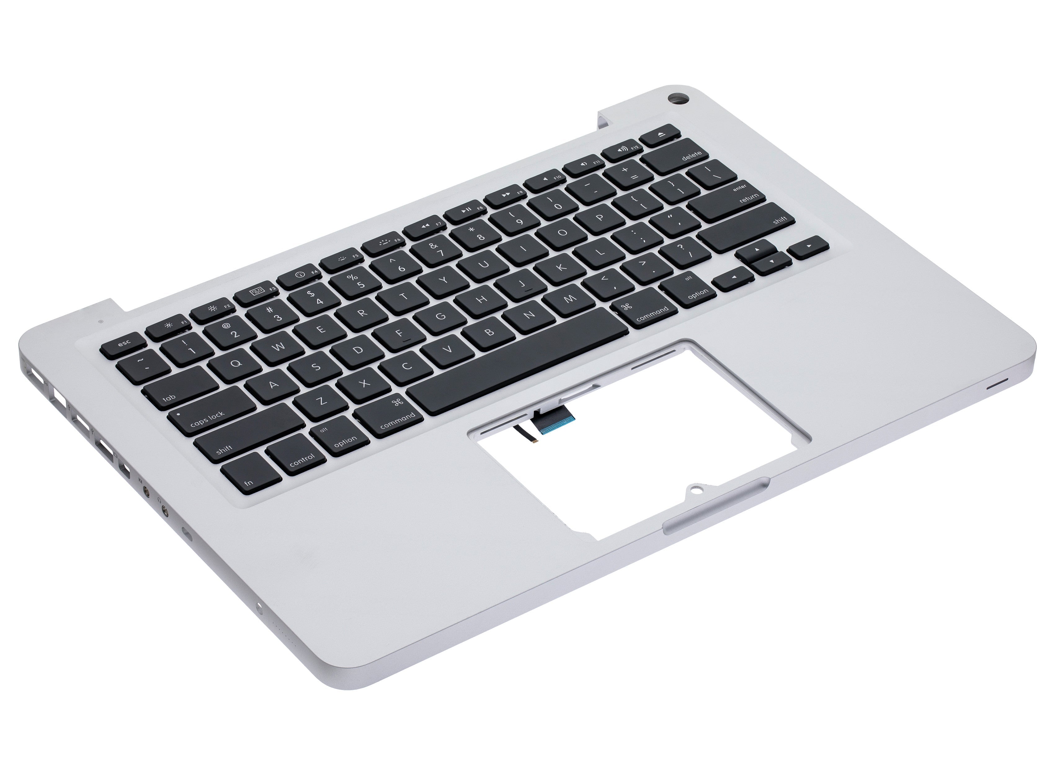 TOP CASE WITH KEYBOARD (US ENGLISH) FOR MACBOOK UNIBODY 13" A1278 (LATE 2008) (USED OEM PULL: COSMETIC GRADE: NEW)