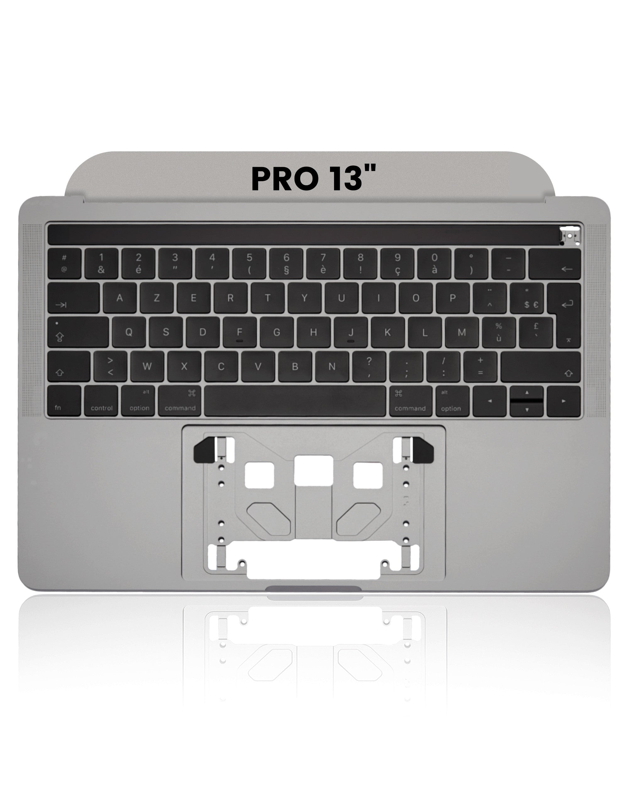 SPACE GREY TOP CASE WITH KEYBOARD (FRENCH) FOR MACBOOK PRO 13" W/ TOUCH BAR A1707 (LATE 2016 / MID 2017)