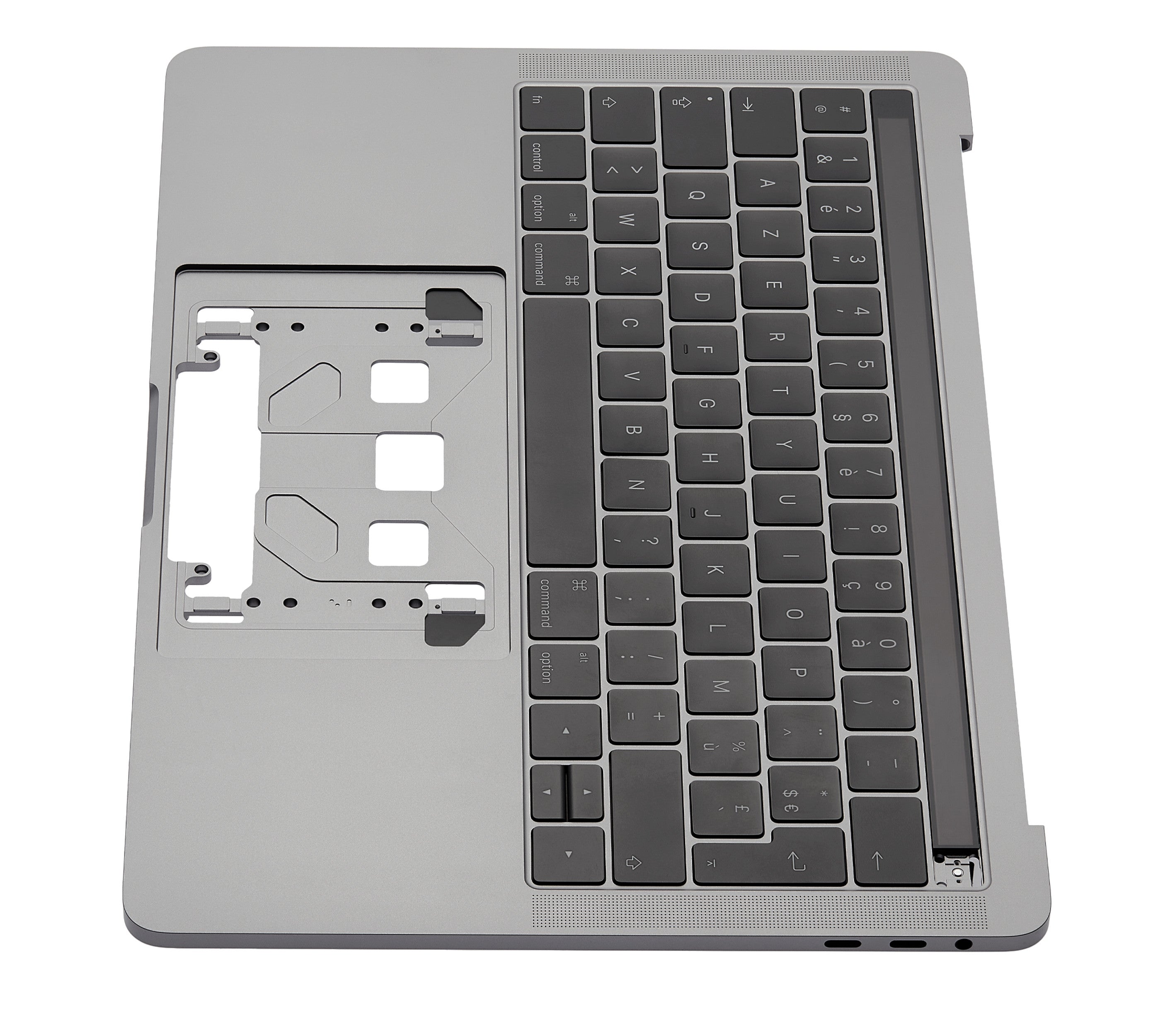 SPACE GREY TOP CASE WITH KEYBOARD (FRENCH) FOR MACBOOK PRO 13" W/ TOUCH BAR A1707 (LATE 2016 / MID 2017)