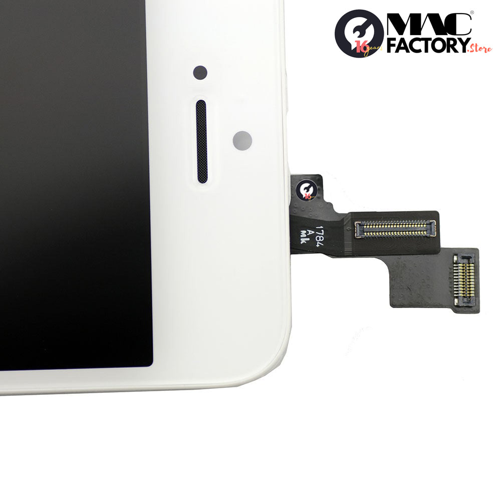 WHITE LCD WITH DIGITIZER ASSEMBLY FOR IPHONE SE