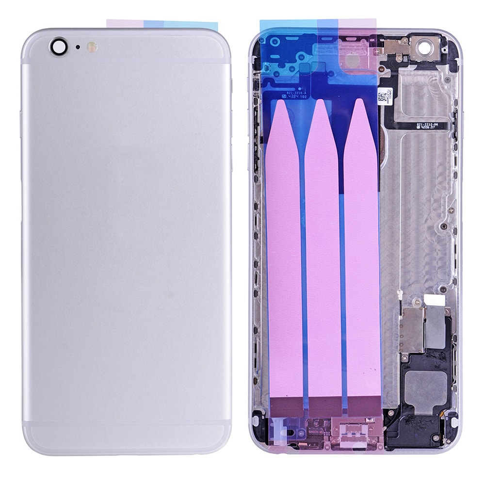 BACK COVER FULL ASSEMBLY FOR IPHONE 6 PLUS - SILVER