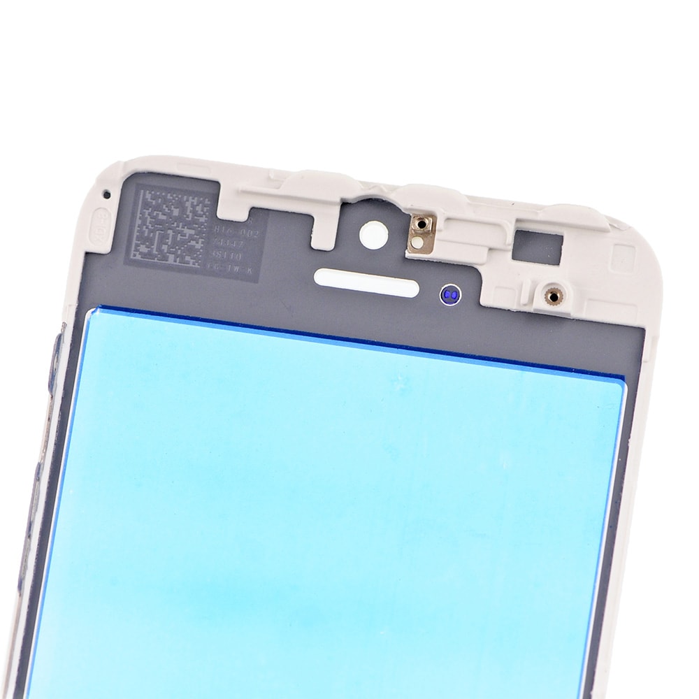 WHITE FRONT GLASS WITH COLD PRESSED FRAME FOR IPHONE 5