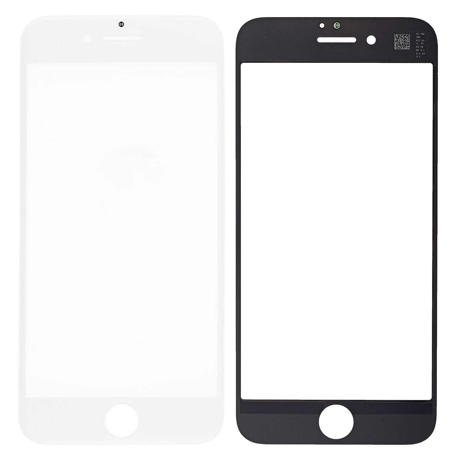 WHITE FRONT GLASS LENS FOR IPHONE 8