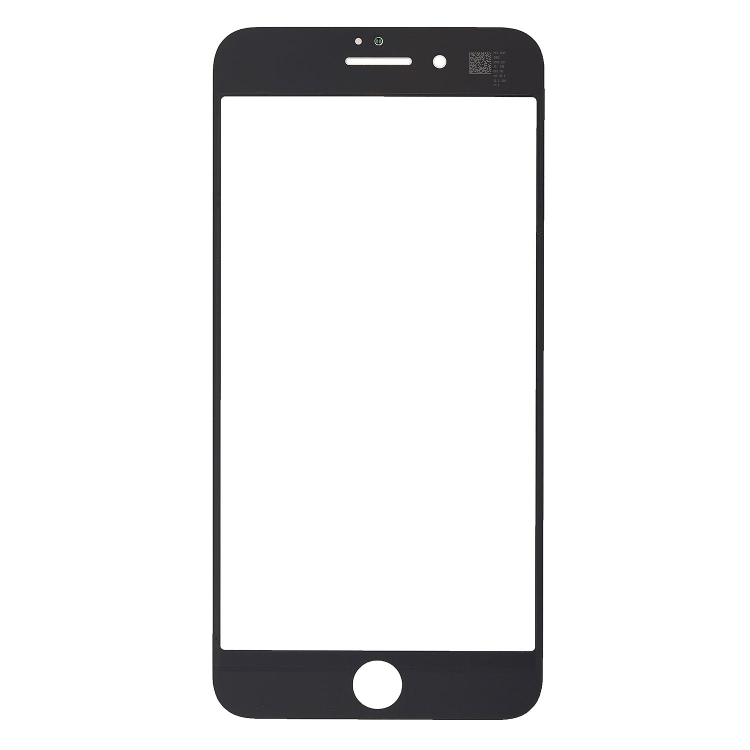 WHITE FRONT GLASS LENS FOR IPHONE 8 PLUS