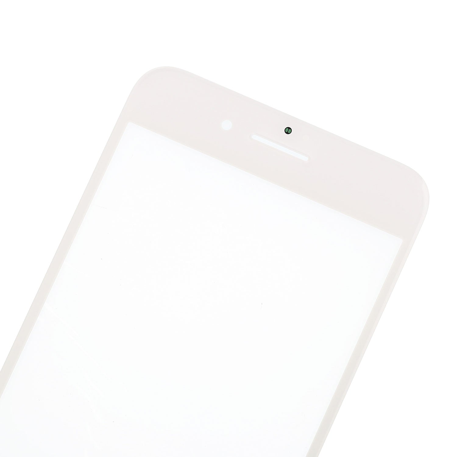 WHITE FRONT GLASS LENS FOR IPHONE 8 PLUS