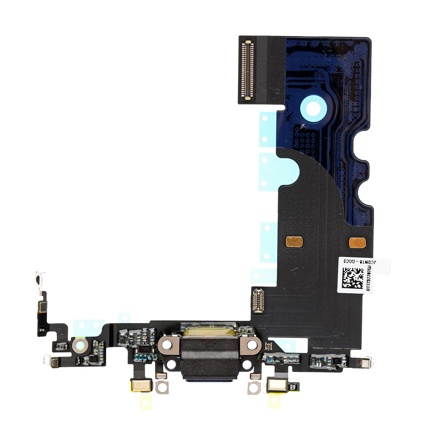 BLACK CHARGING CONNECTOR ASSEMBLY FOR IPHONE 8