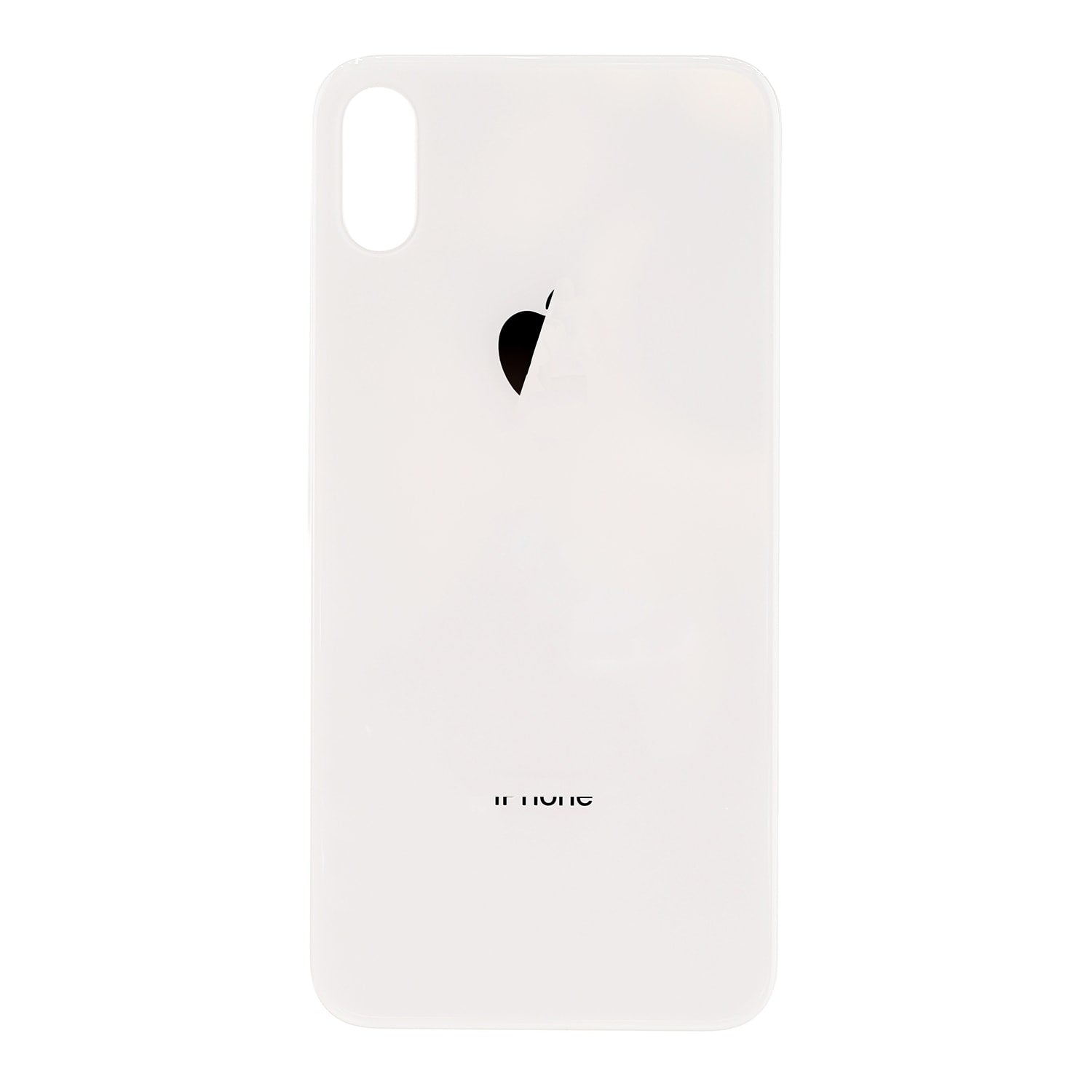 SILVER BACK COVER FOR IPHONE X