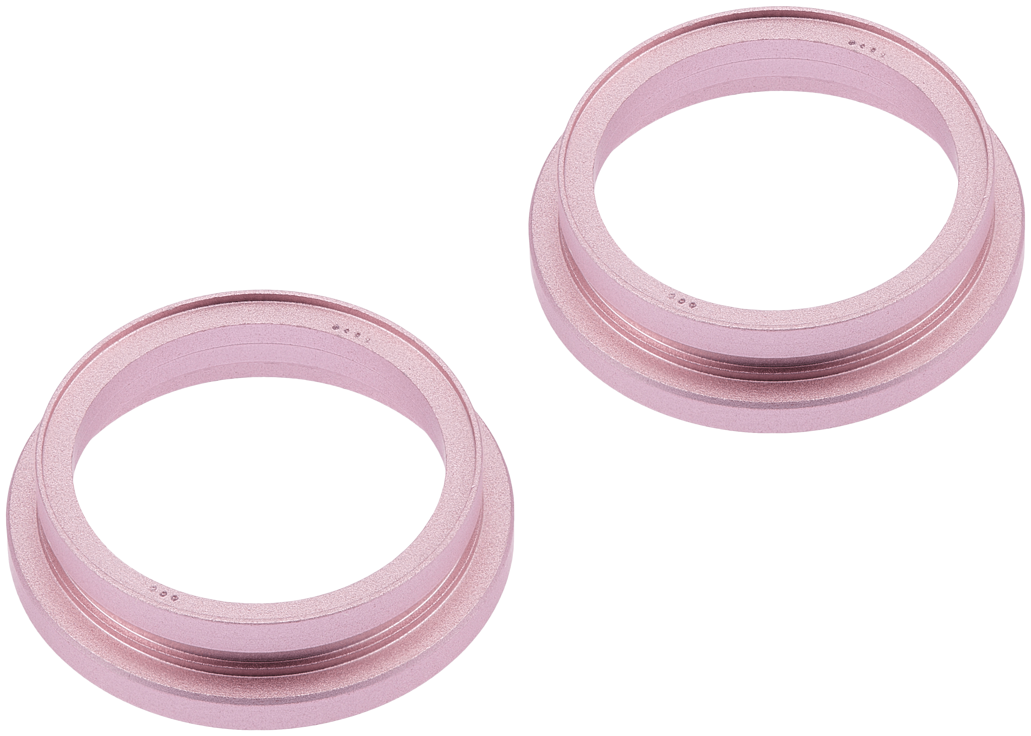 Back Camera Bezel Ring Only Compatible For iPhone 15 / 15 Plus (Pink) (2 Piece Set)
