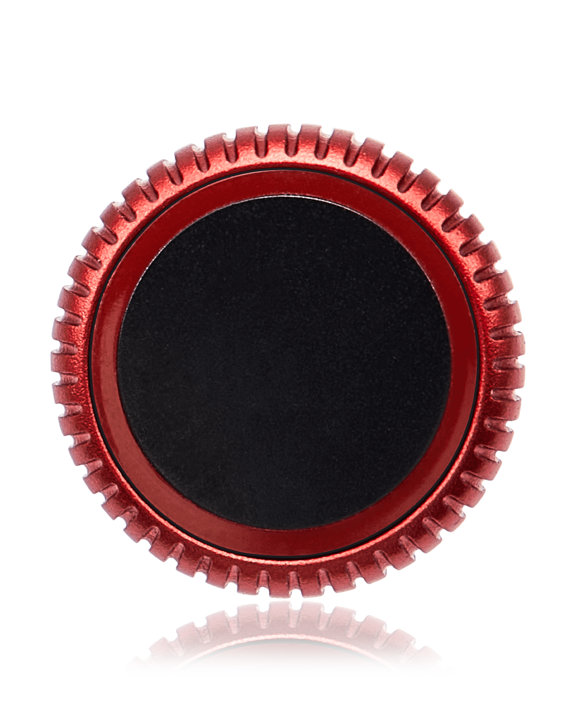 Crown Nut Compatible For Watch Series 6 (40MM / 44MM) (LTE Version) (Black / Red)