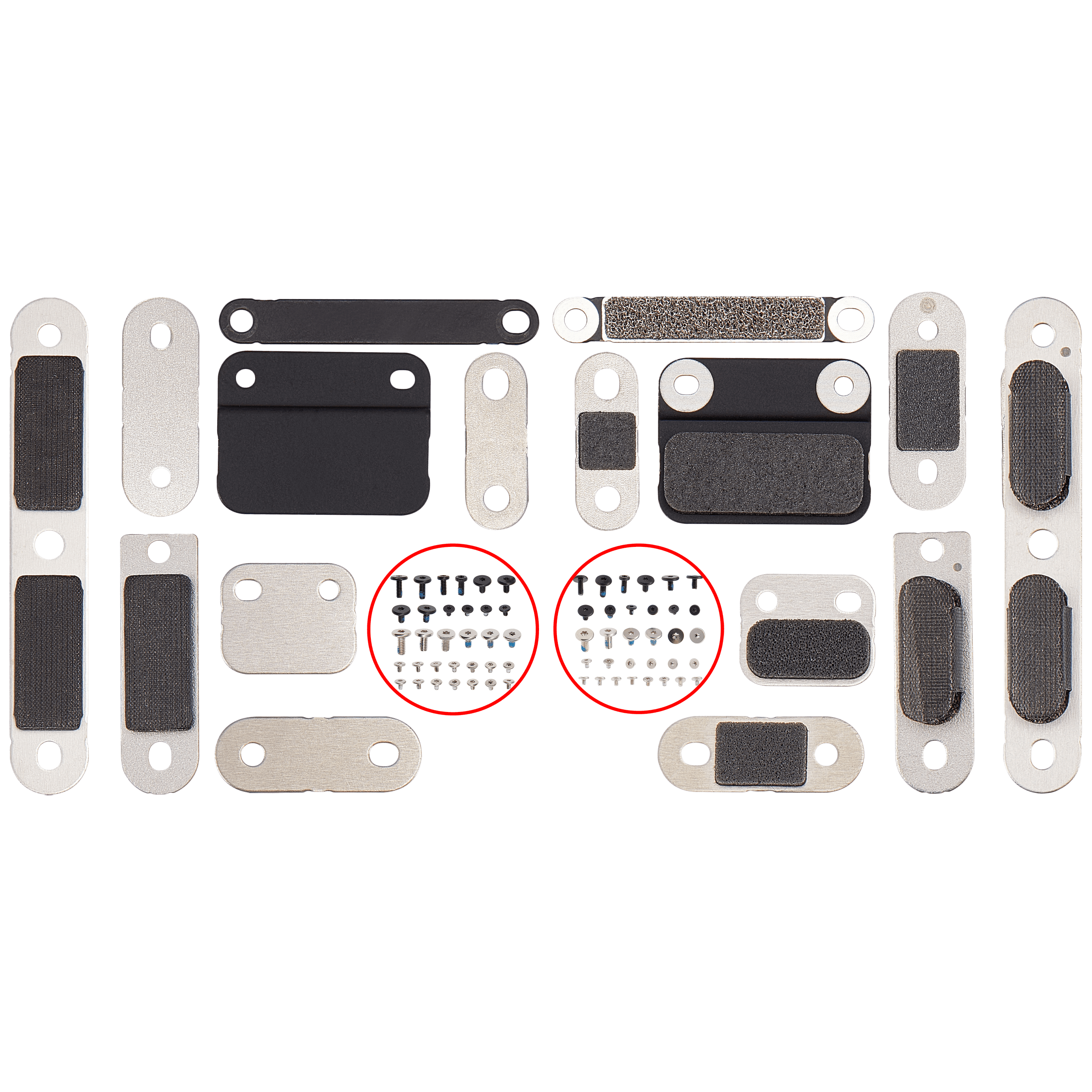 Full Set of Small Metal Brackets and Screws Compatible with MacBook Pro 14-inch A2992 (Late 2023)