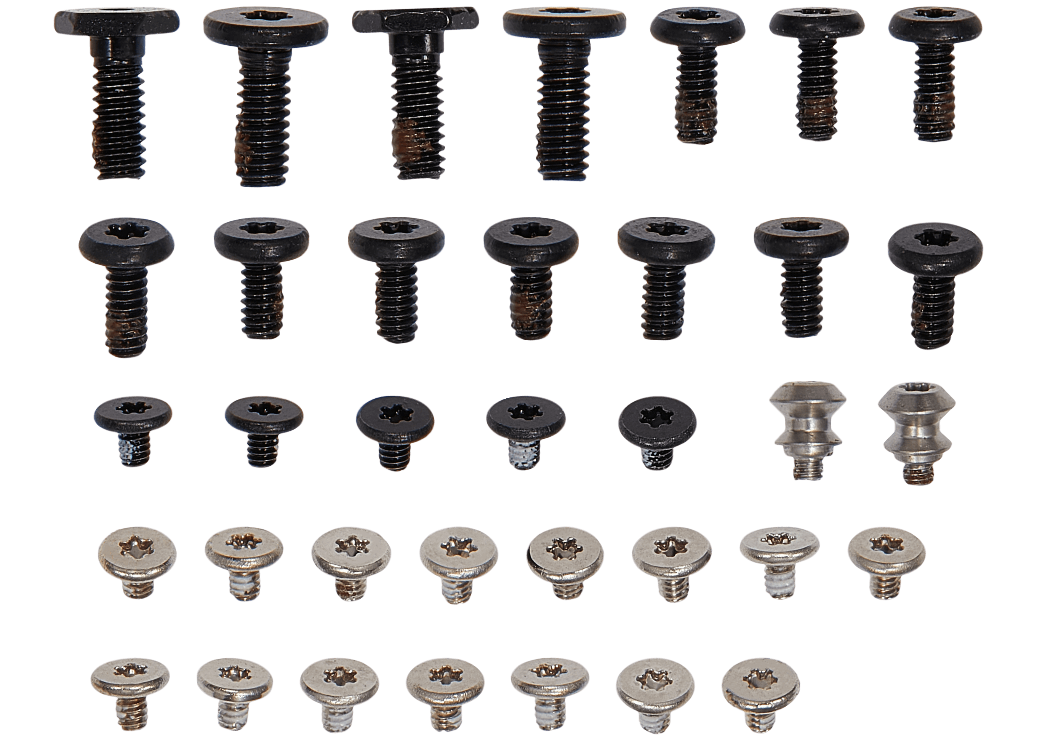 Full Set Small Metal Bracket And Screw Set Compatible For MacBook Pro 16" (A2780 / Late 2023)