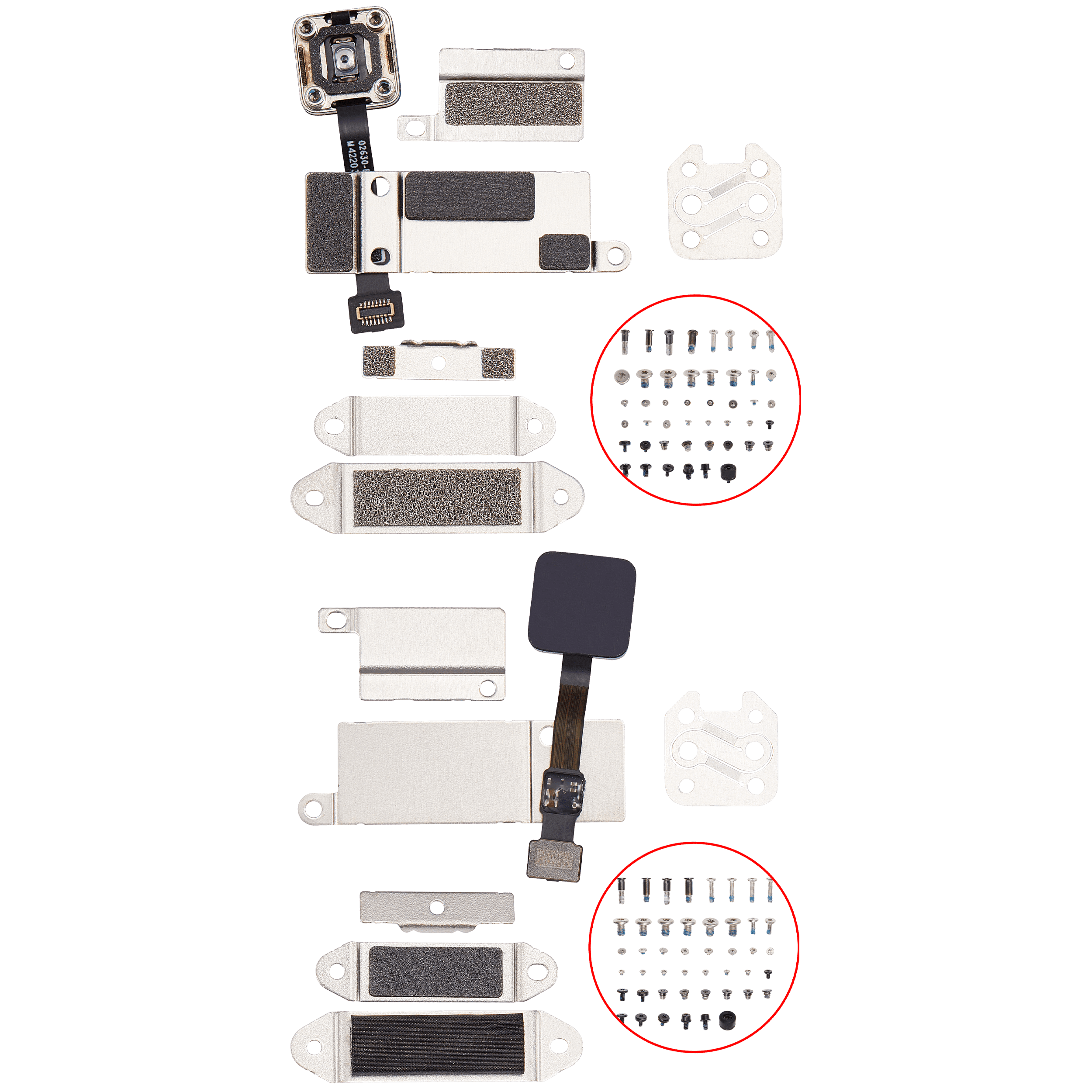 Full Set Small Metal Bracket And Screw Set Compatible For MacBook Air 13" Retina (A2337 / Late 2020)