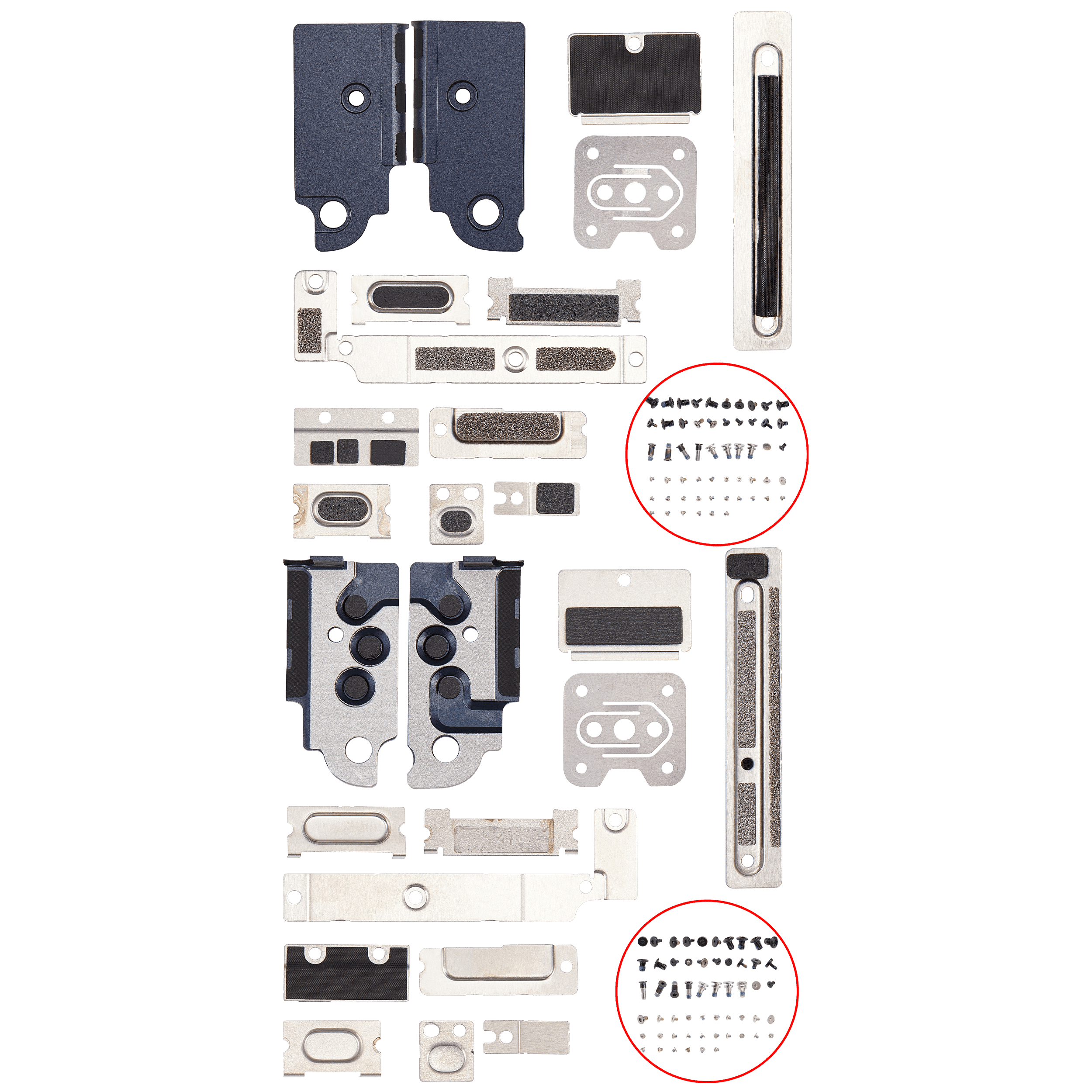 Full Set Small Metal Bracket And Screw Set Compatible For MacBook Air 13" (A2681 / Mid 2022)