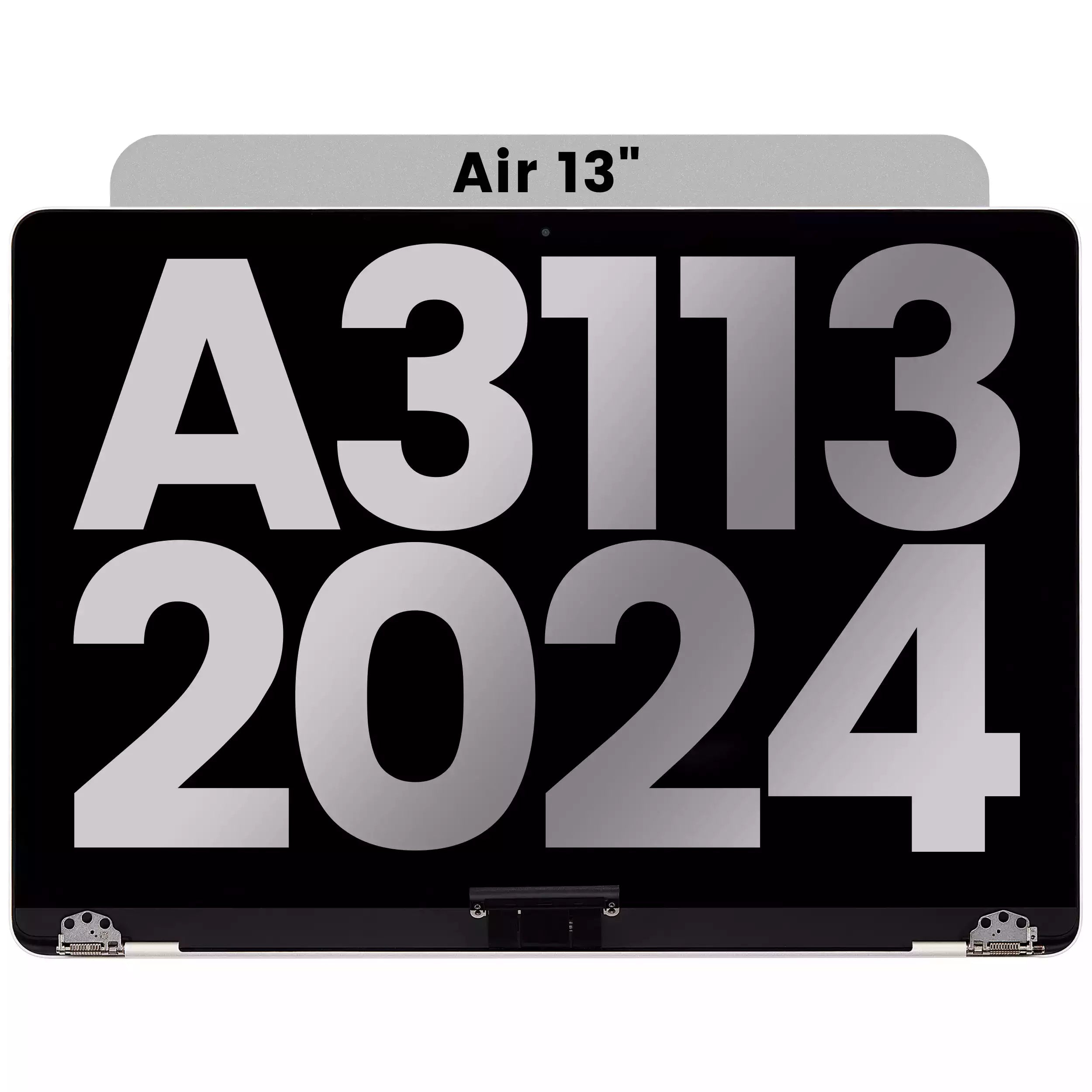 Complete LCD Display Assembly Compatible For MacBook Air 13" (A3113 / 2024) (Used OEM Pull: Grade A) (Starlight)