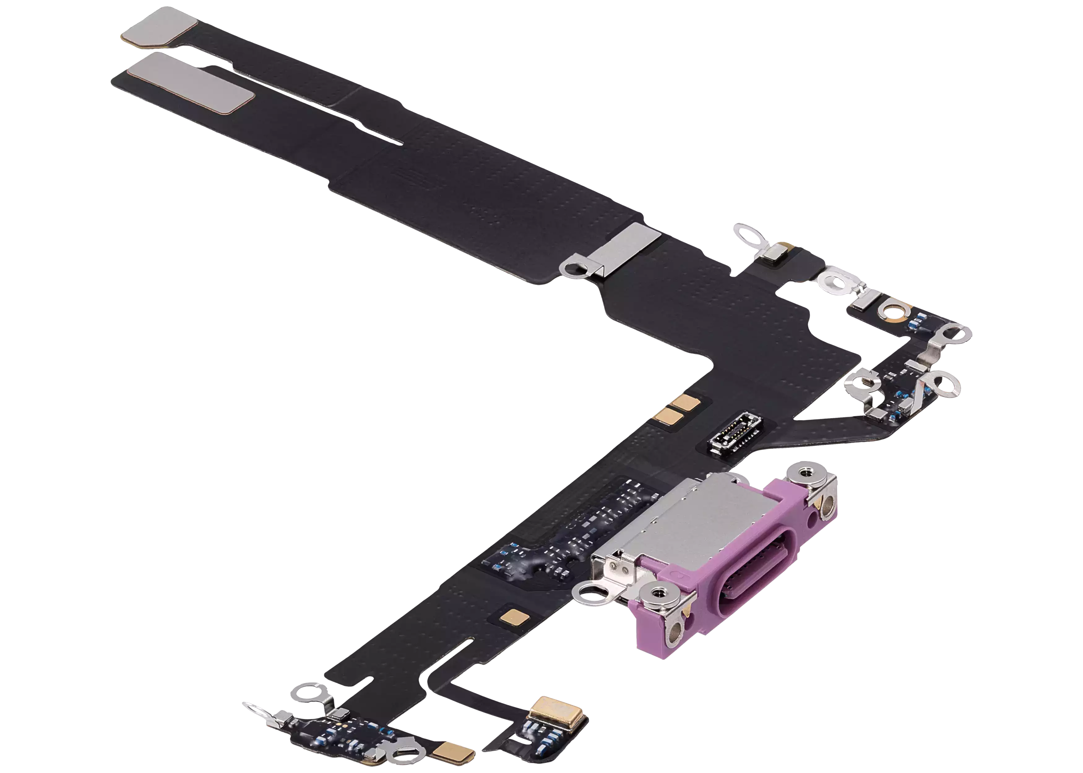 Charging Port Flex Cable Compatible For iPhone 16 (Premium) (Pink)