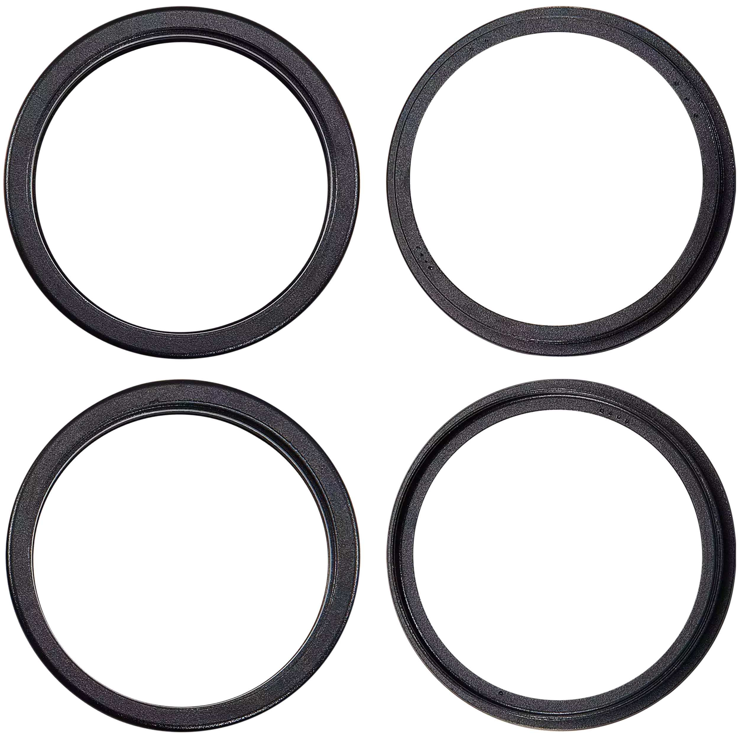 Back Camera Bezel Ring Only Compatible For iPhone 16 / 16 Plus (Black) (2 Piece Set)