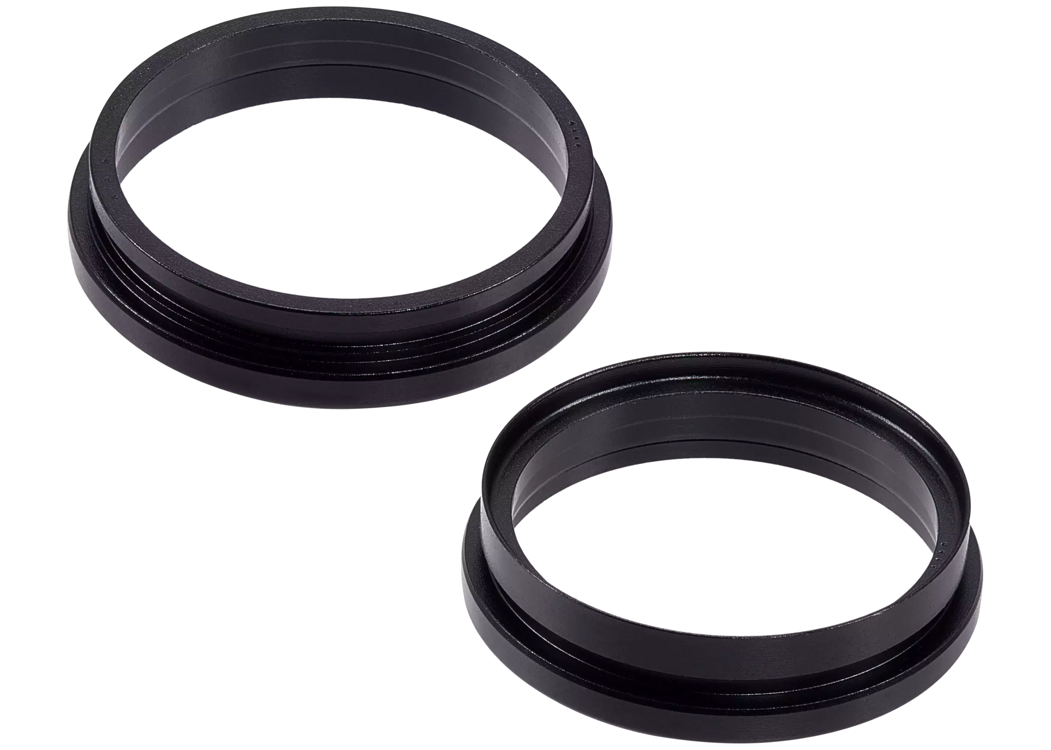 Back Camera Bezel Ring Only Compatible For iPhone 16 / 16 Plus (Black) (2 Piece Set)