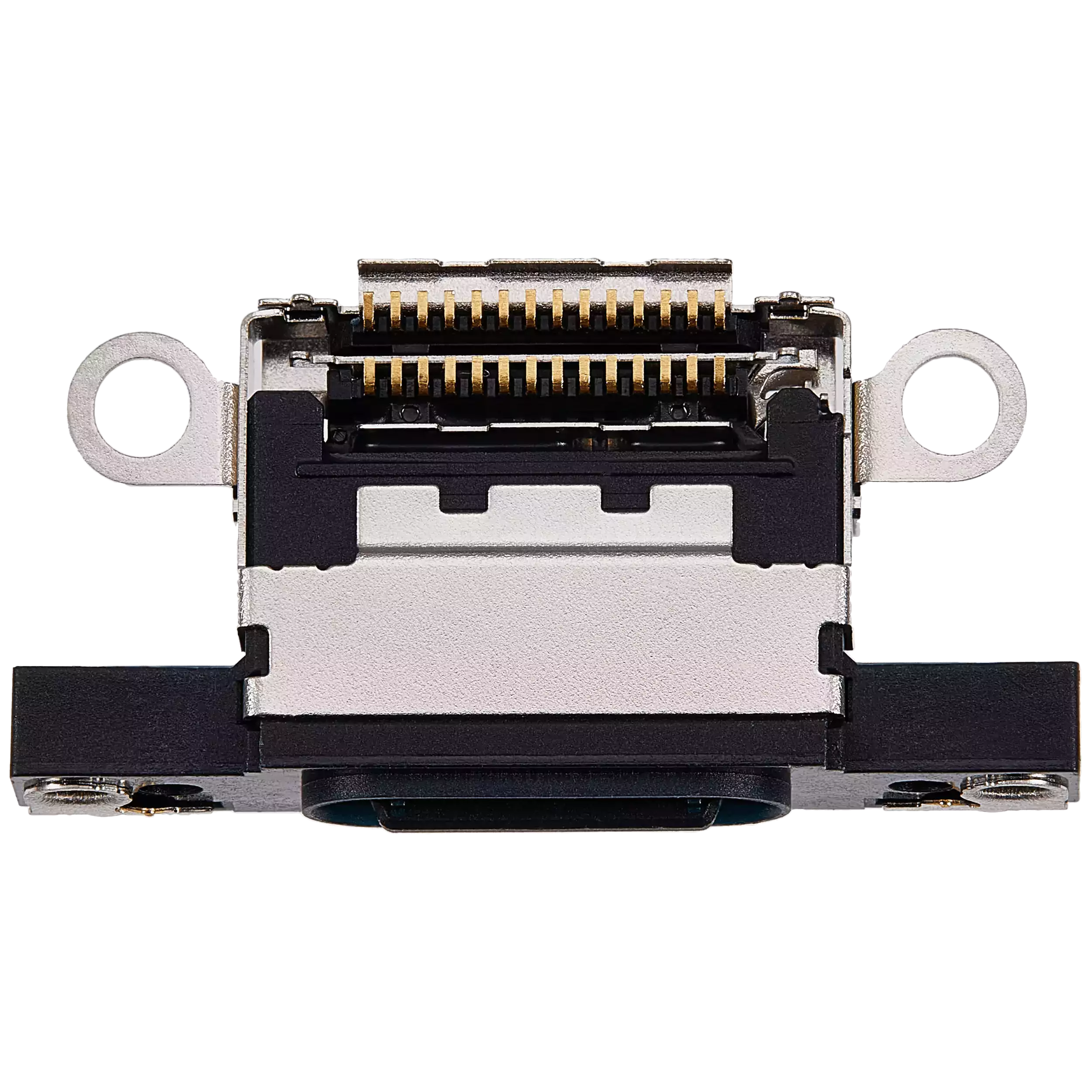 Charging Port Only Compatible For iPhone 16 / 16 Plus (Black) (10 Pack)