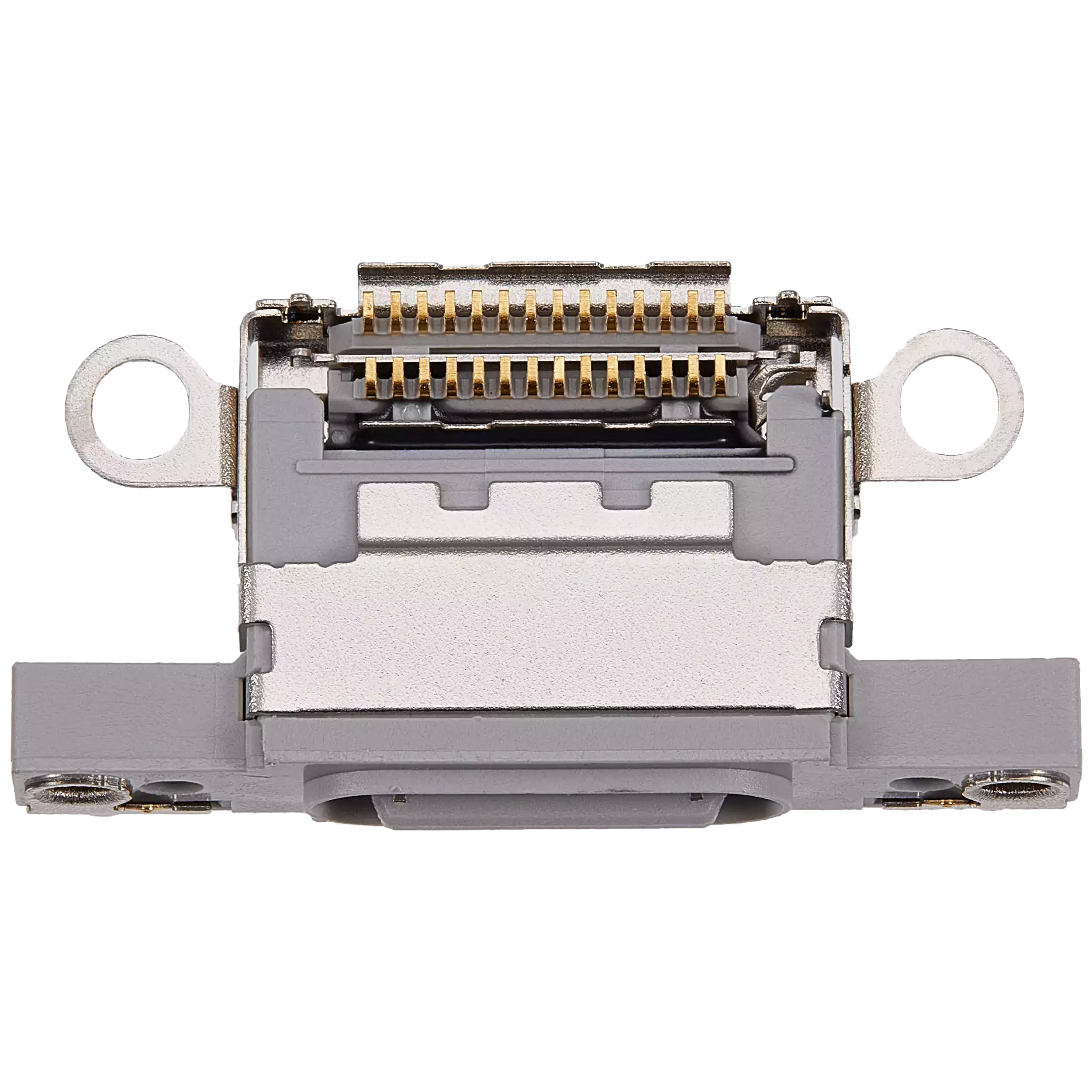 Charging Port Only Compatible For iPhone 16 / 16 Plus (White) (10 Pack)