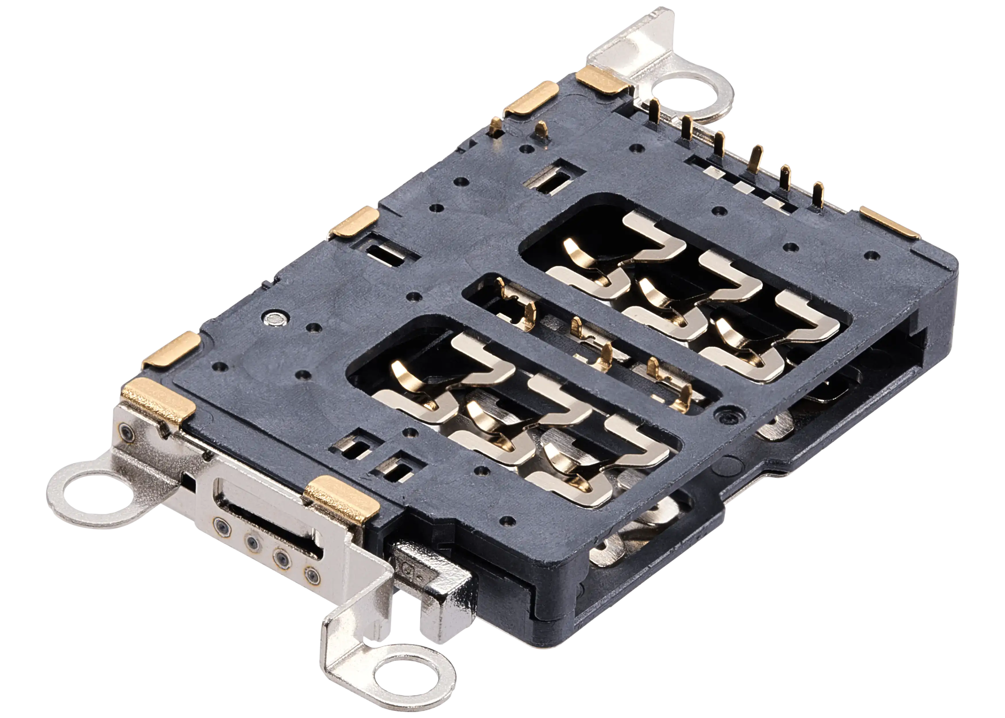 Dual Sim Card Reader Compatible For iPhone 16 / 16 Plus