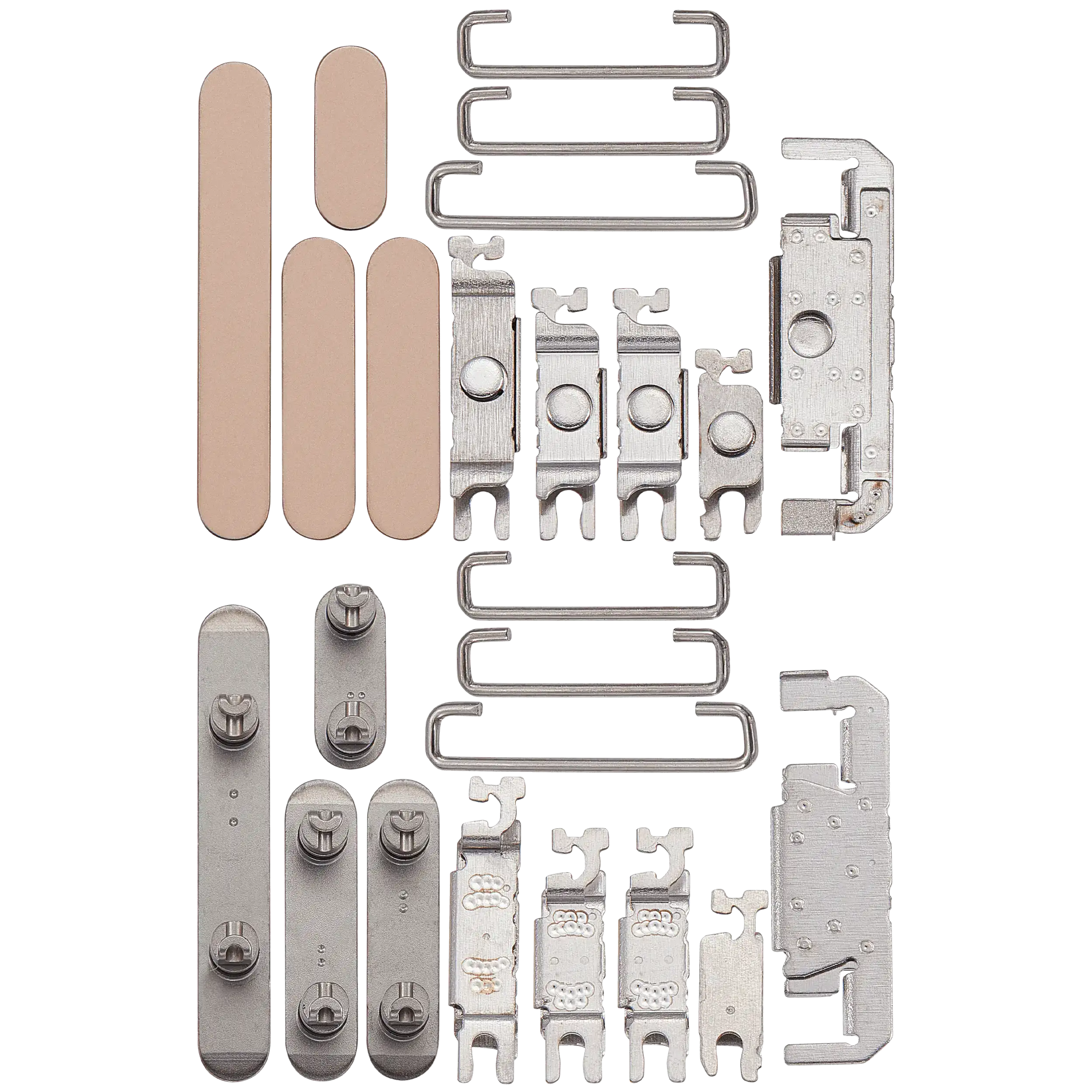 Hard Buttons (Power / Volume / Switch) Compatible For iPhone 16 Pro / 16 Pro Max (Desert Titanium)