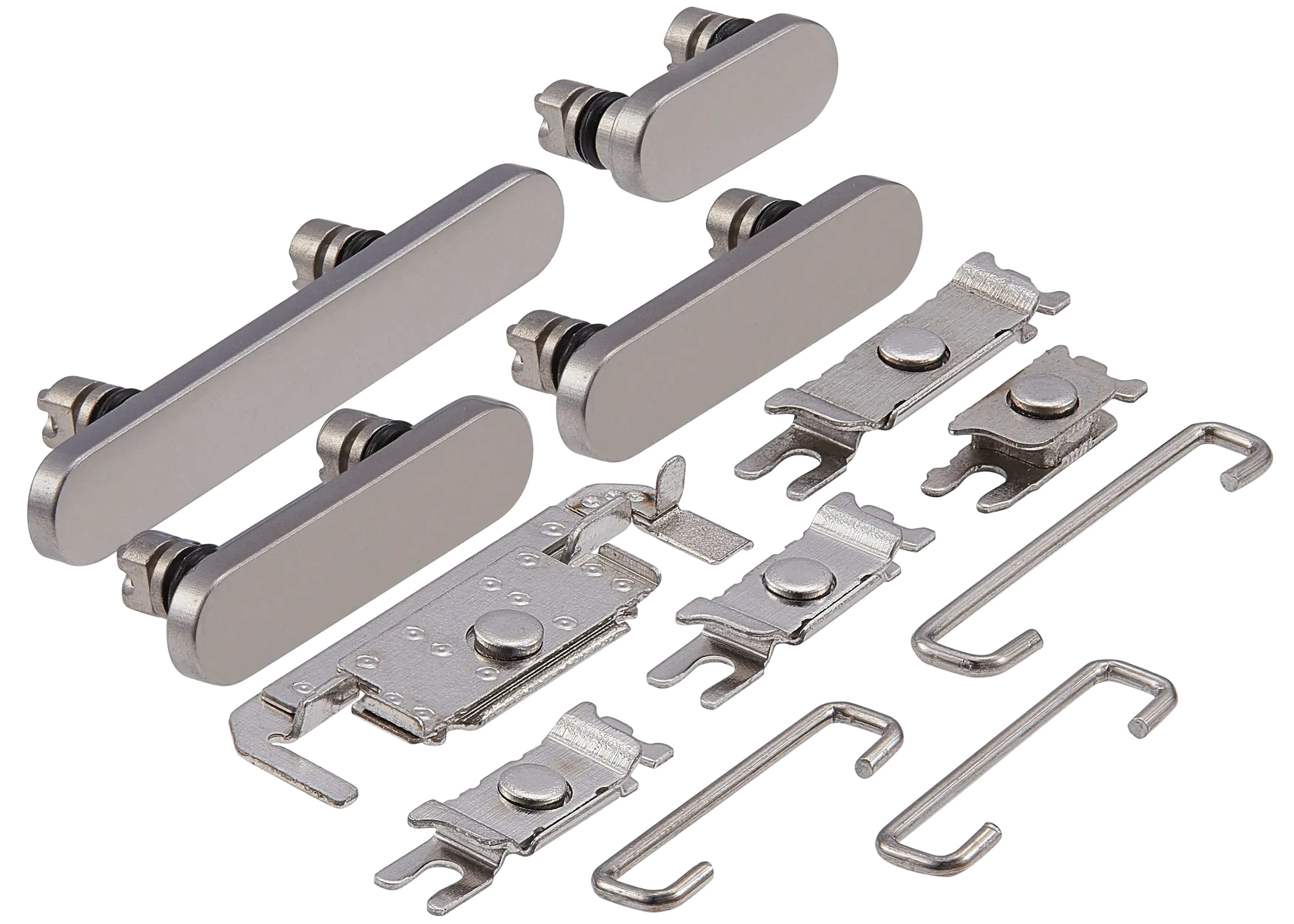 Hard Buttons (Power / Volume / Switch) Compatible For iPhone 16 Pro / 16 Pro Max (Natural Titanium)