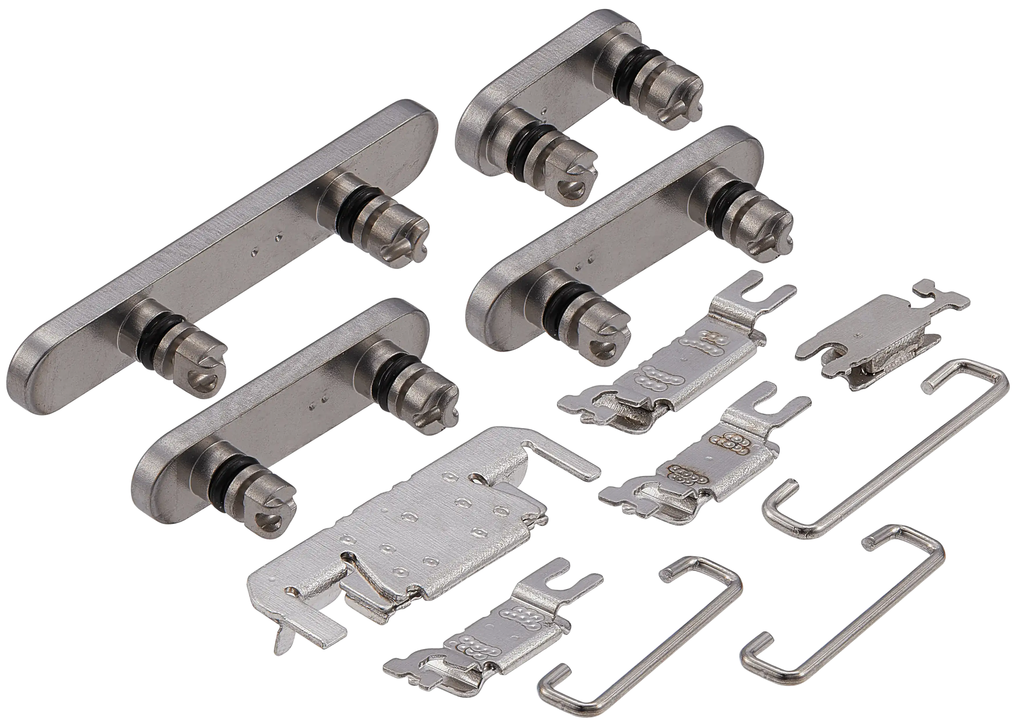 Hard Buttons (Power / Volume / Switch) Compatible For iPhone 16 Pro / 16 Pro Max (Natural Titanium)