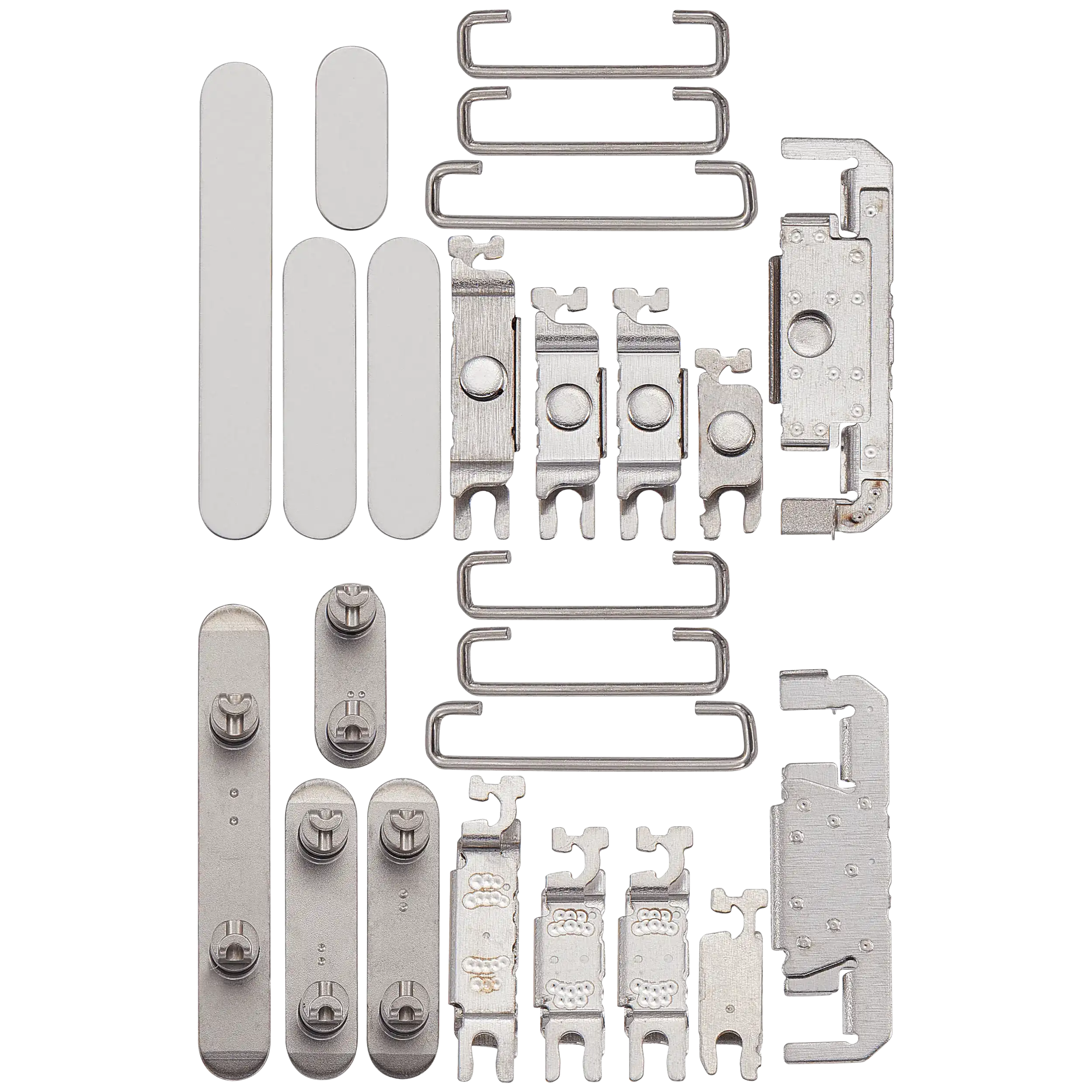 Hard Buttons (Power / Volume / Switch) Compatible For iPhone 16 Pro / 16 Pro Max (White Titanium)