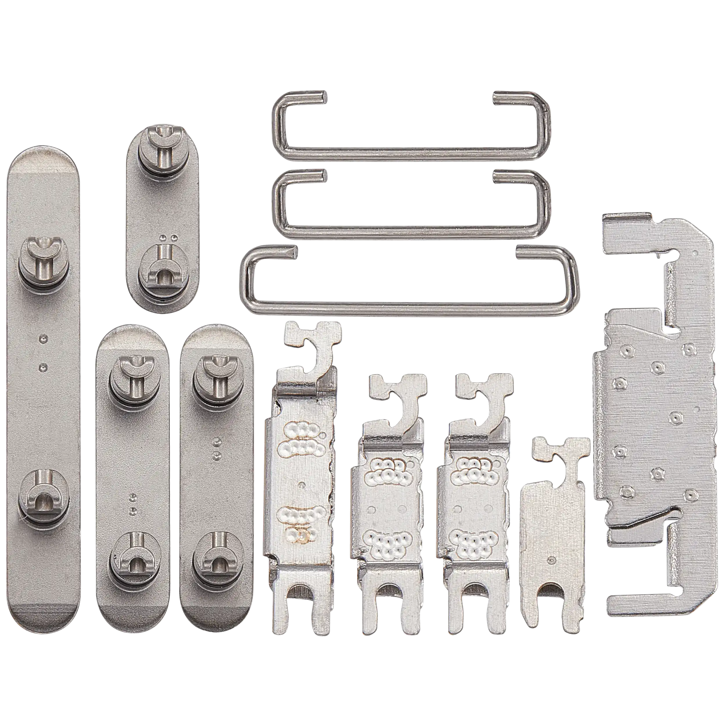 Hard Buttons (Power / Volume / Switch) Compatible For iPhone 16 Pro / 16 Pro Max (White Titanium)