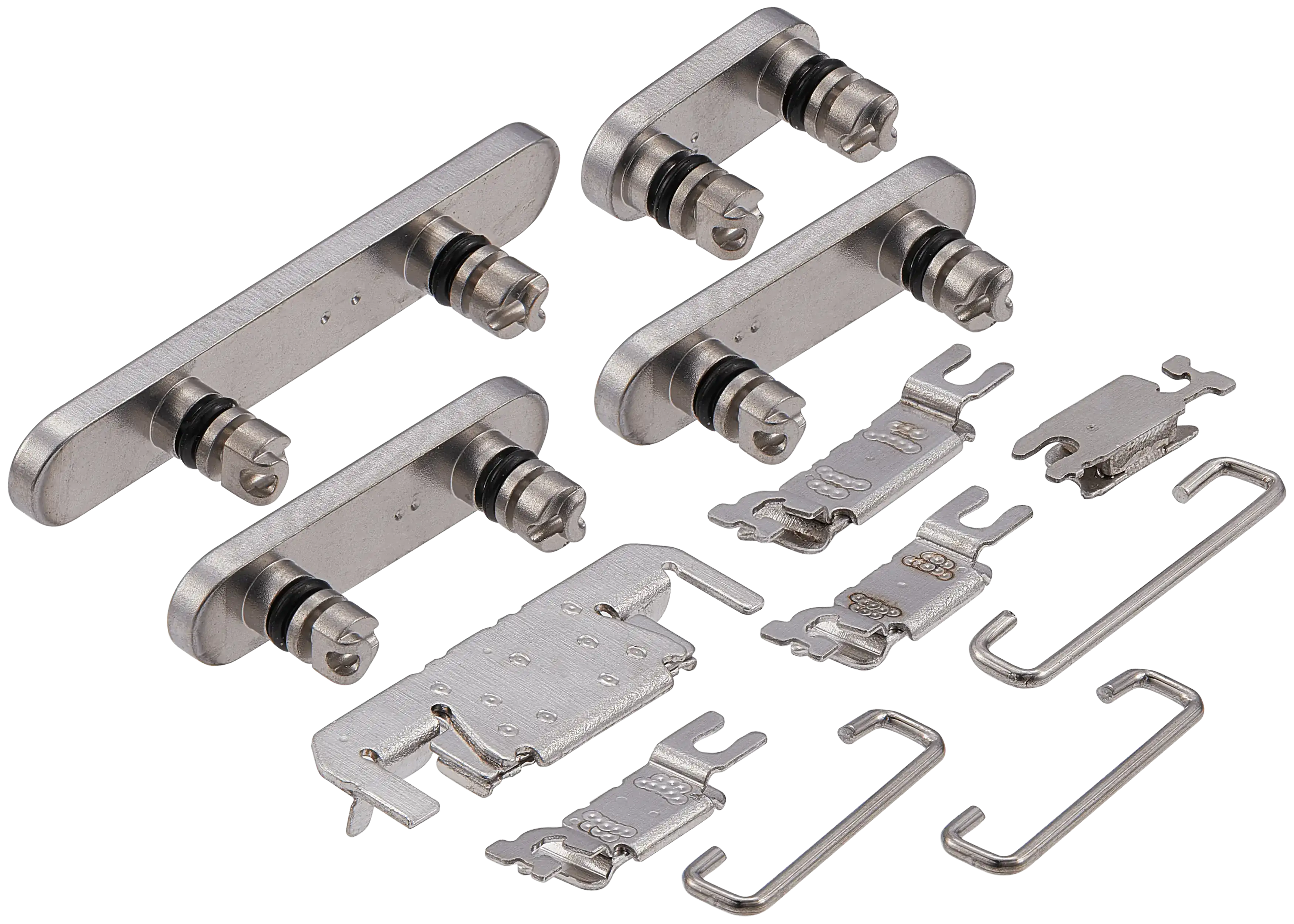 Hard Buttons (Power / Volume / Switch) Compatible For iPhone 16 Pro / 16 Pro Max (White Titanium)