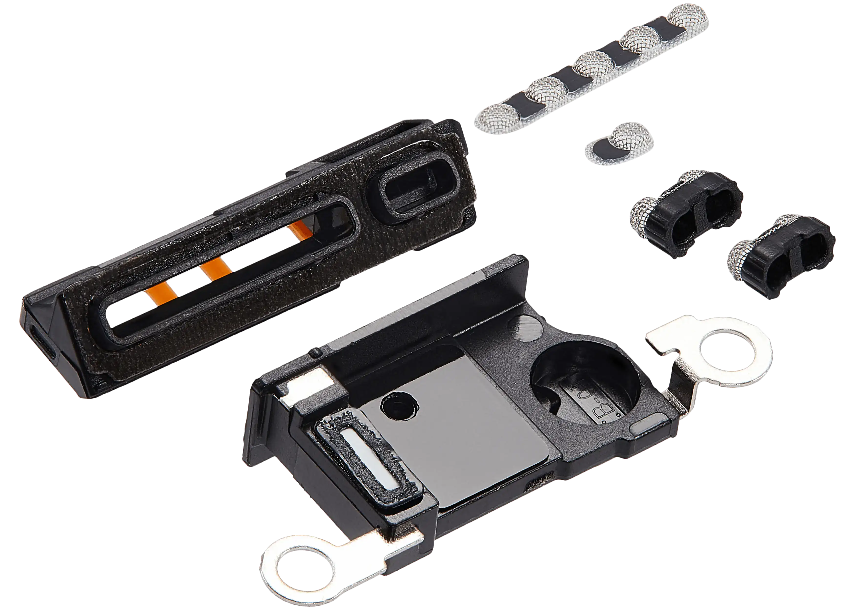 Loudspeaker / Mic Mesh Compatible For iPhone 16 Pro Max (White Titanium) (10 Pack)