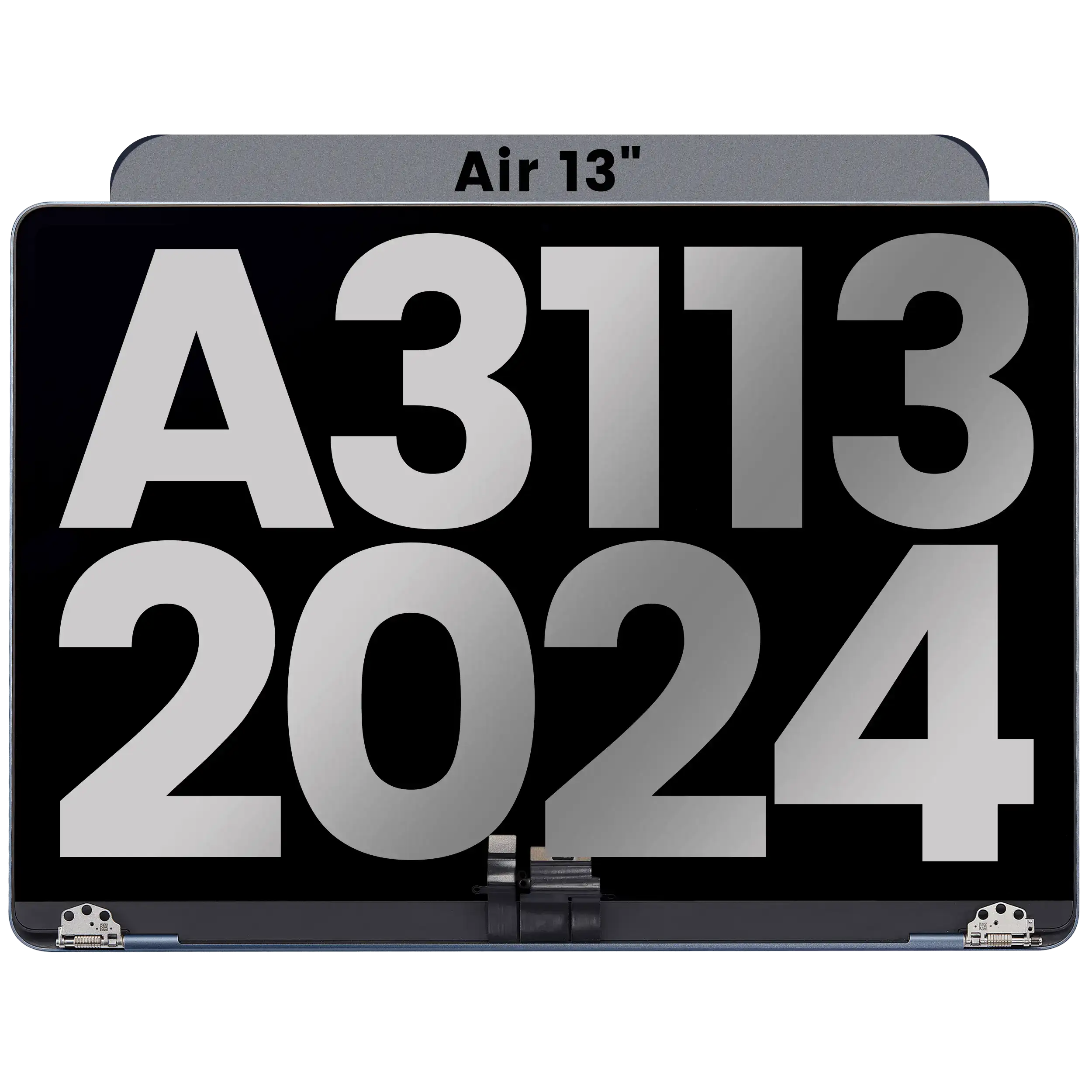 Complete LCD Display Assembly Compatible For MacBook Air 13" (A3113 / 2024) (Used OEM Pull: Grade B) (Midnight)