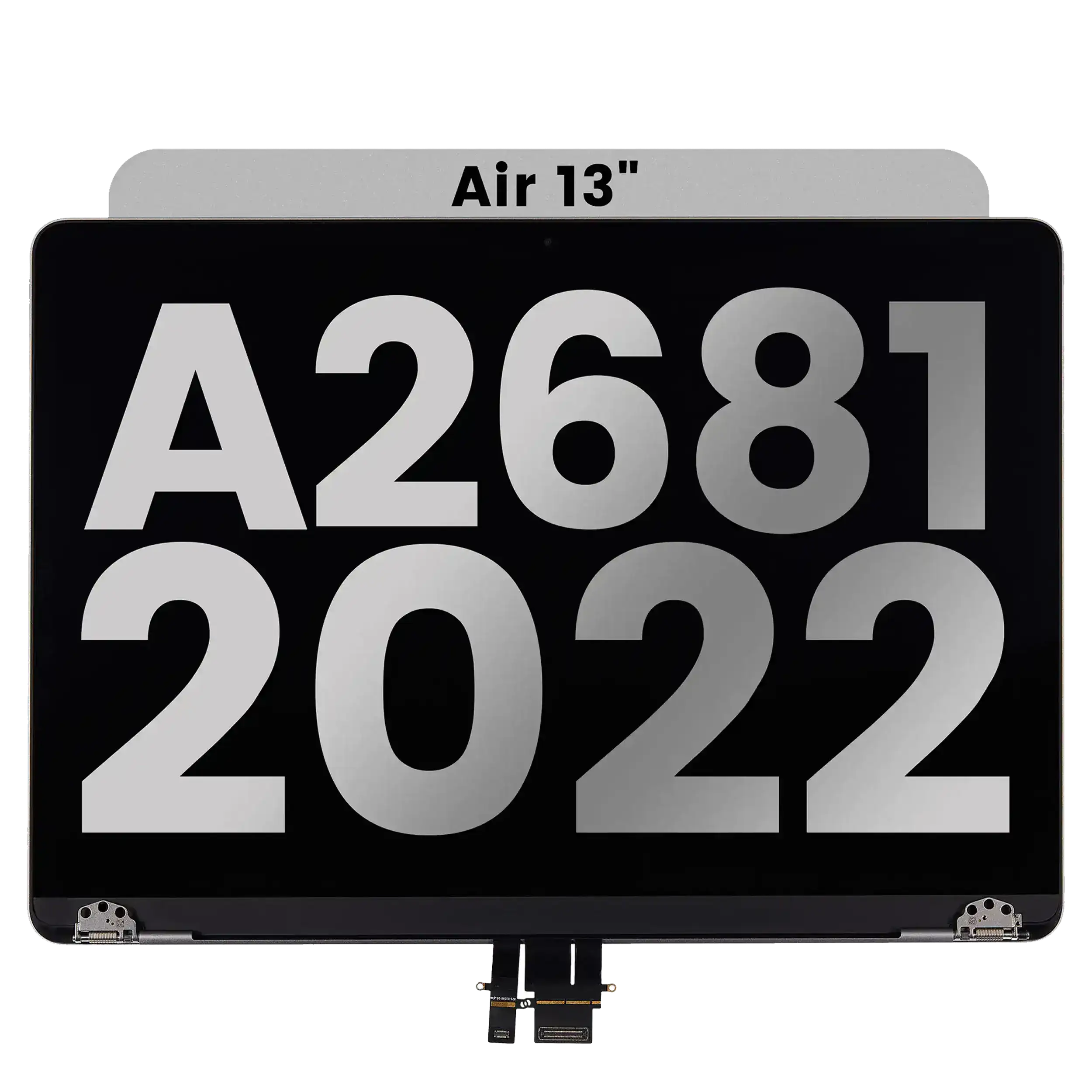 Complete LCD Display Assembly Compatible For MacBook Air 13" (A2681 / Mid 2022) (Used OEM Pull: Grade C) (Space Gray)
