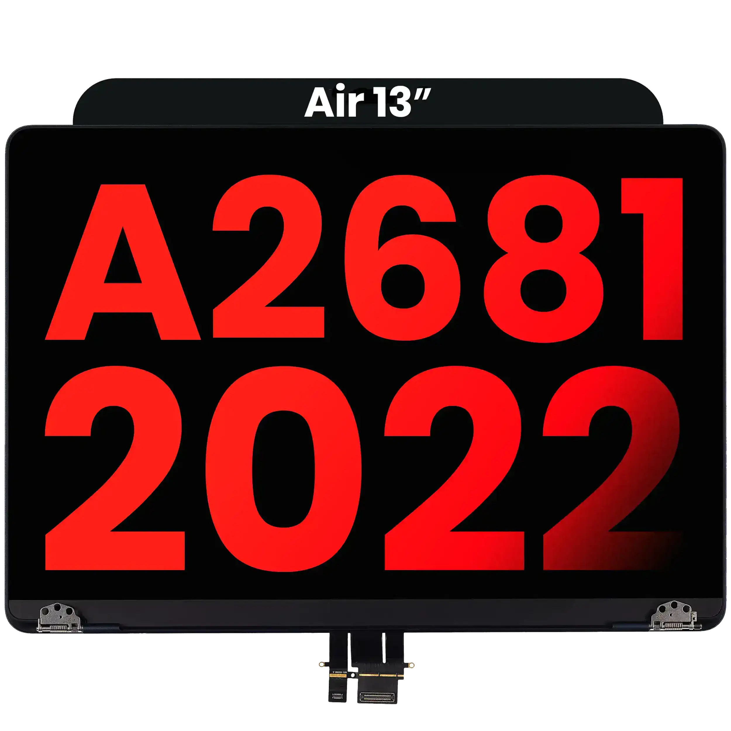 Complete LCD Display Assembly Compatible For MacBook Air 13" (A2681 / Mid 2022) (Regate) (Midnight)