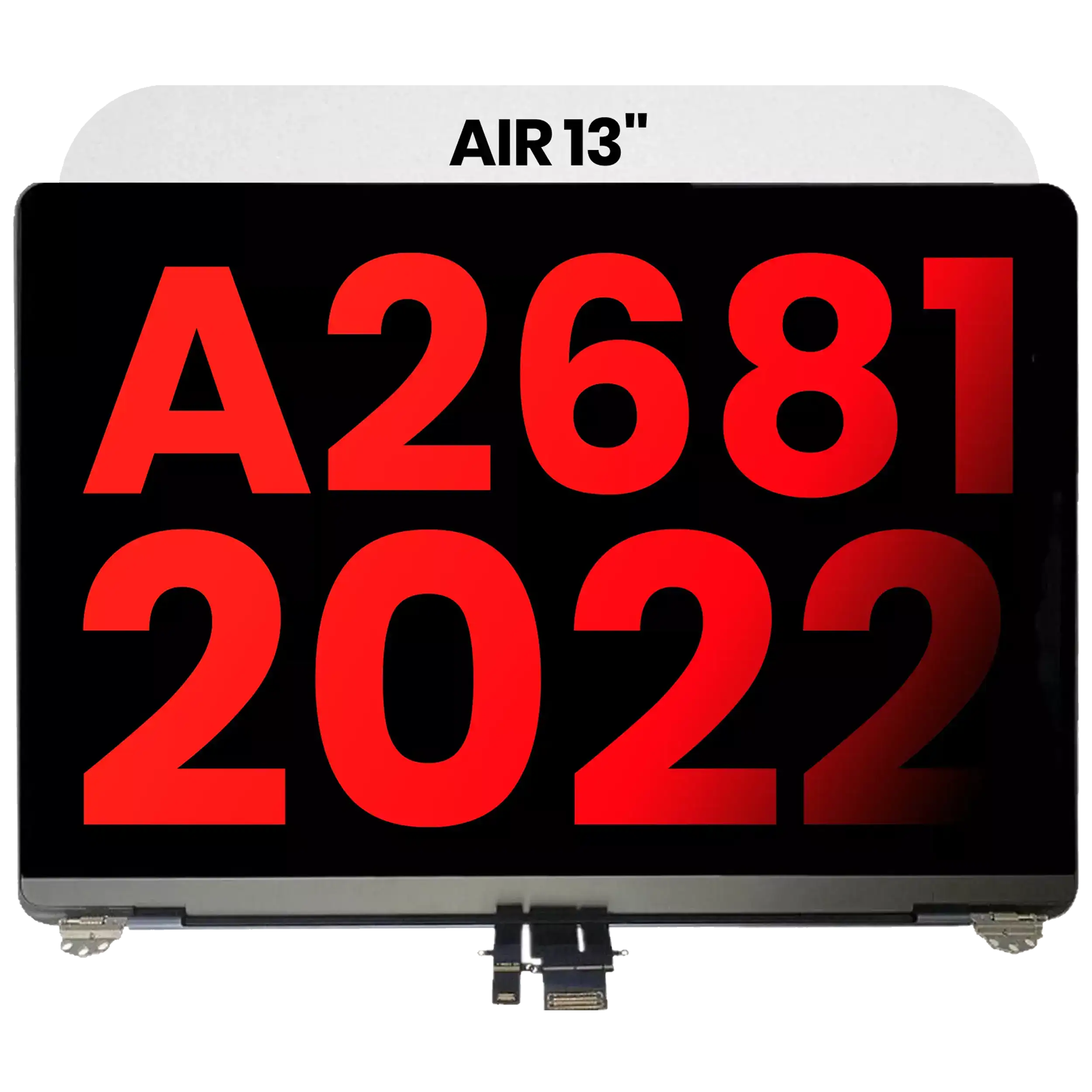 Complete LCD Display Assembly Compatible For MacBook Air 13" (A2681 / Mid 2022) (Aftermarket Plus) (Silver)