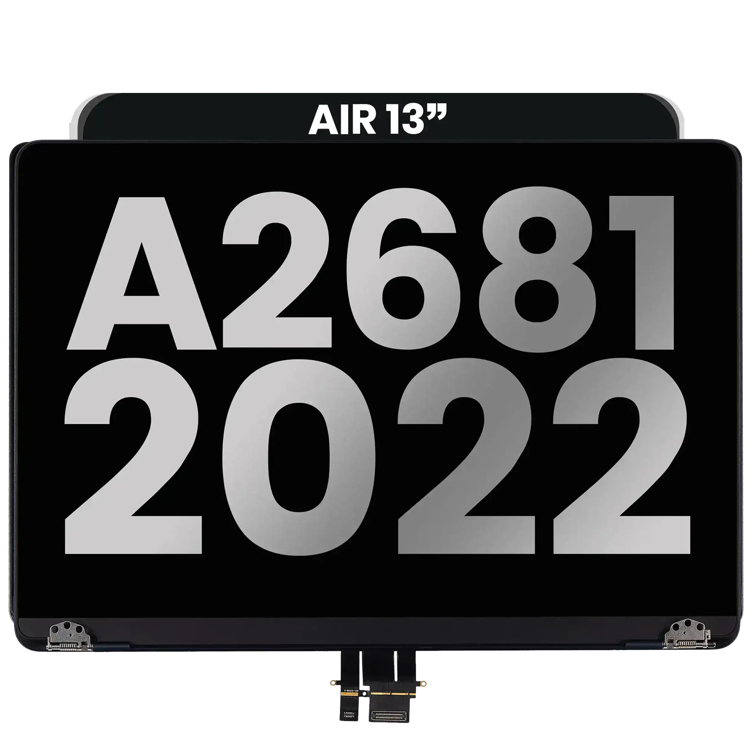 Complete LCD Display Assembly Compatible For MacBook Air 13" (A2681 / Mid 2022) (Used OEM Pull: Grade A) (Midnight)
