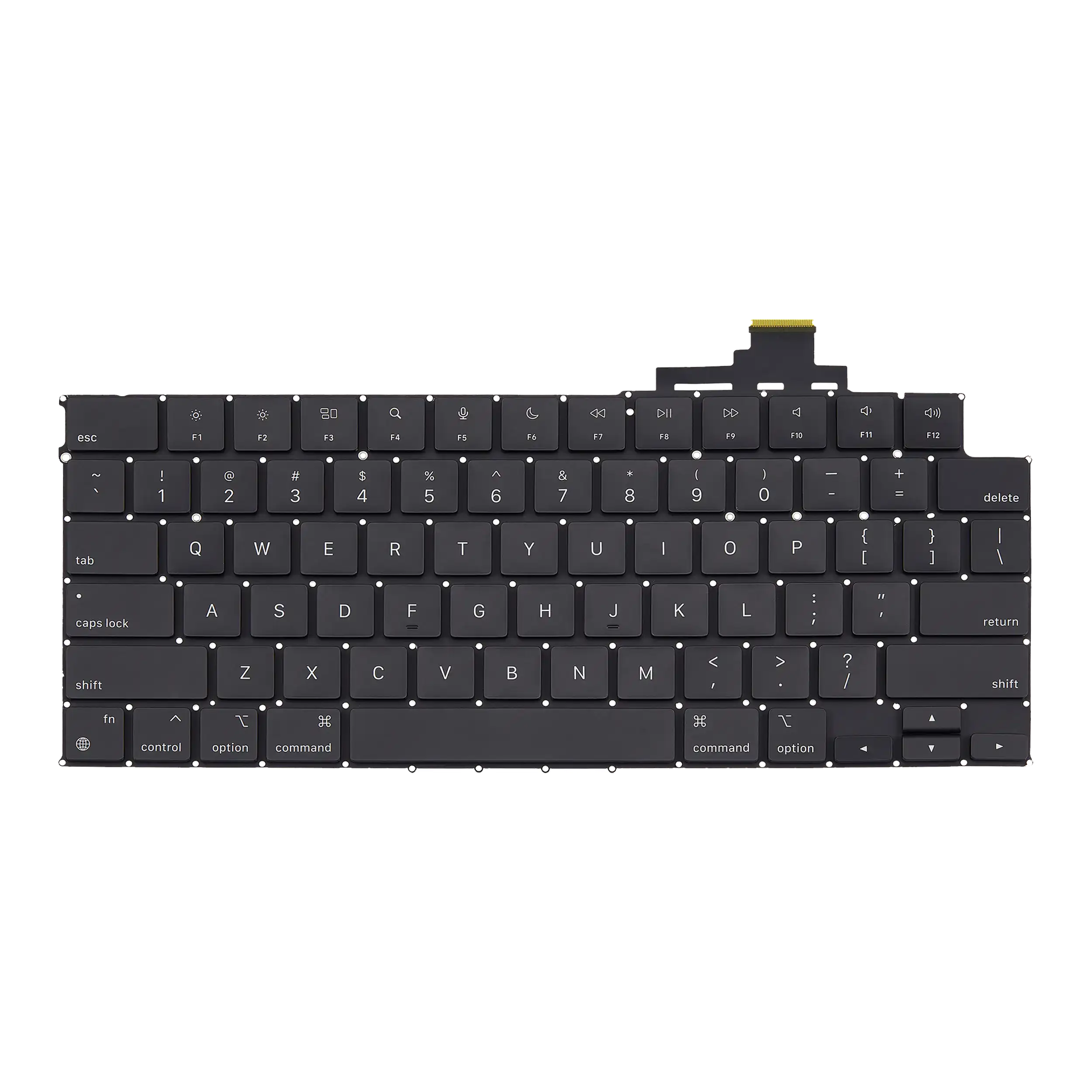 Keyboard W/ Backlight & Screws Compatible For MacBook Air 15" (A2681 / Mid 2022 / A2941 / Mid 2023 / A3113 / Mid 2024 / A3114 / Mid 2024) (US English)