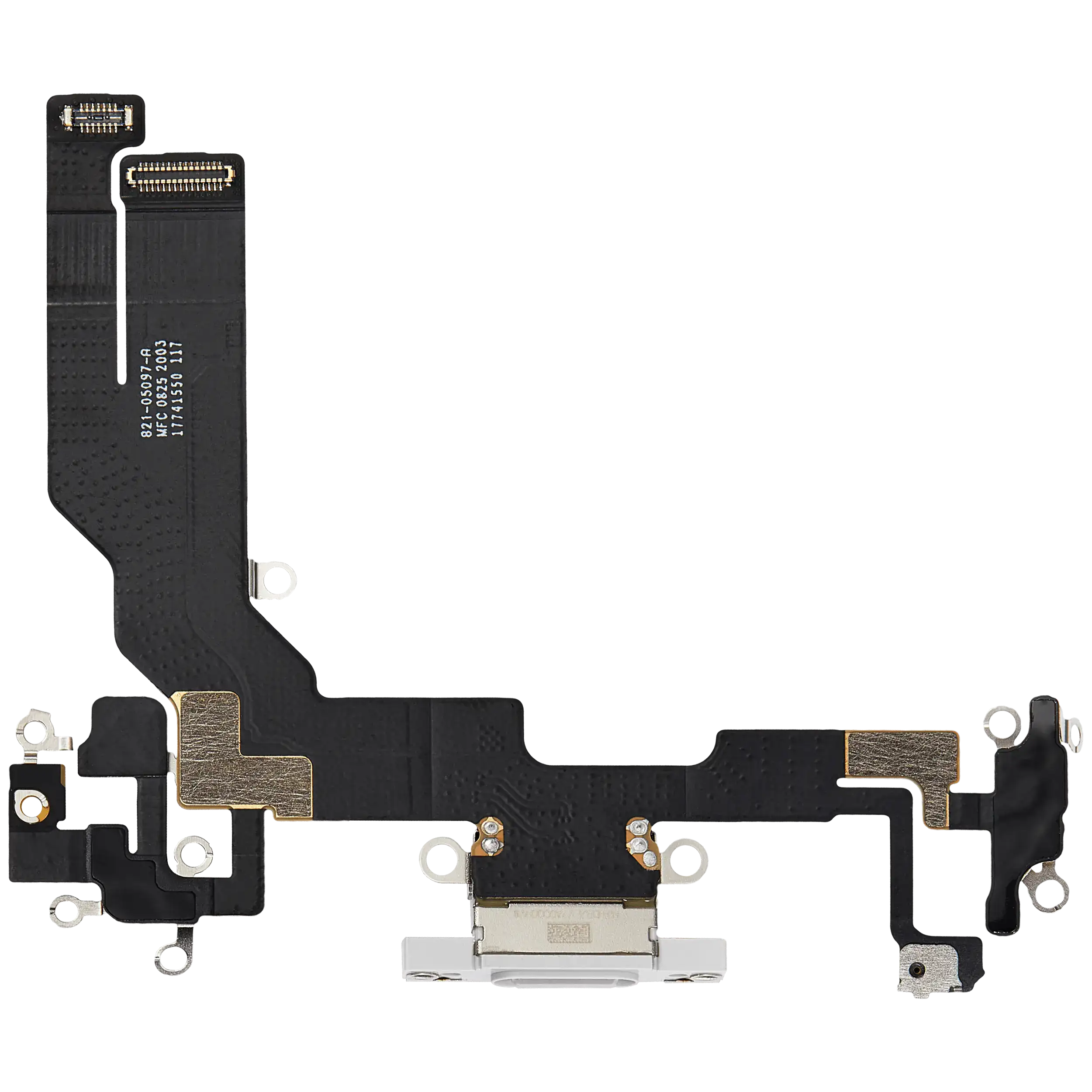 Charging Port Flex Cable Compatible For iPhone 16e (Premium) (White)