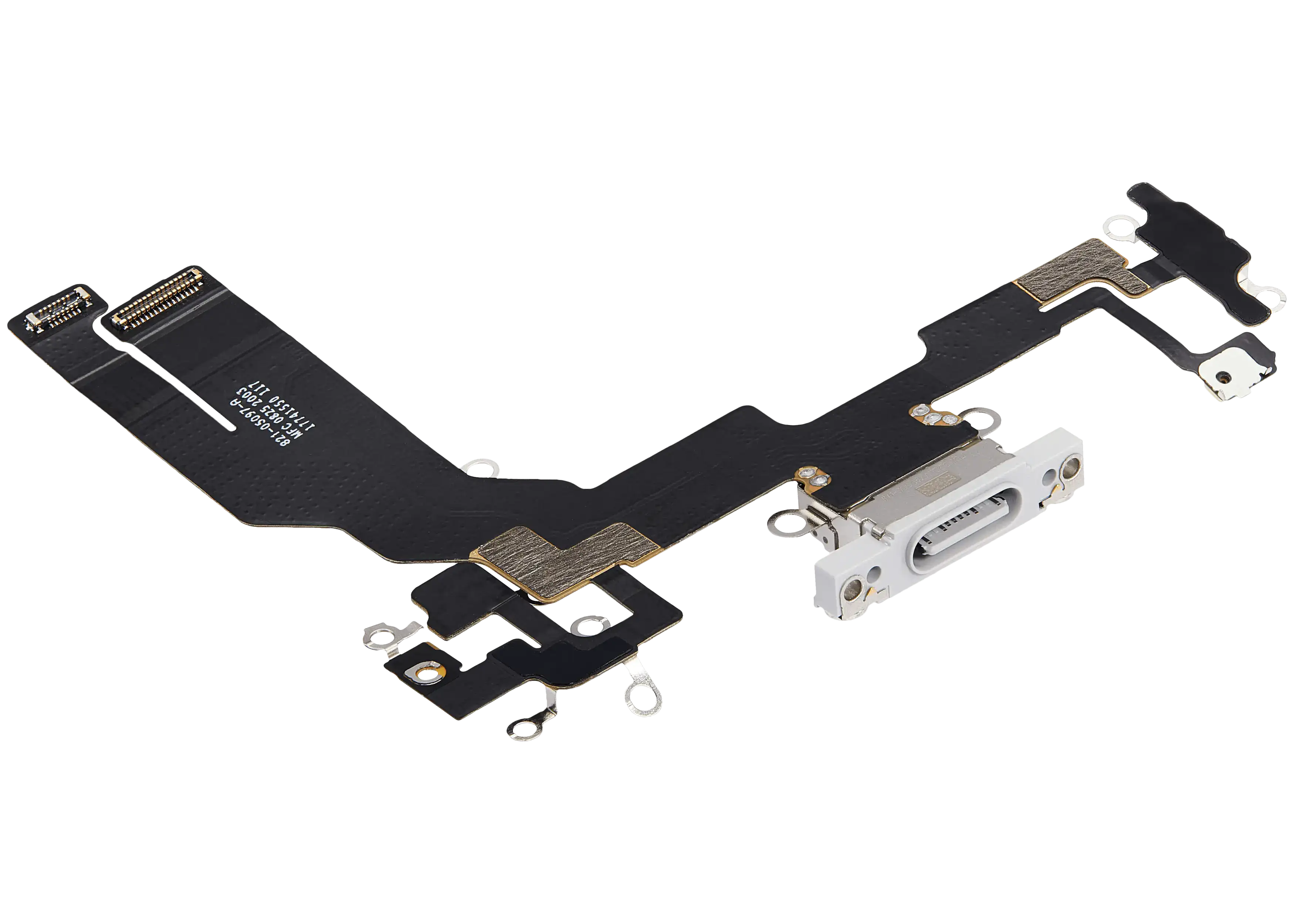 Charging Port Flex Cable Compatible For iPhone 16e (Premium) (White)