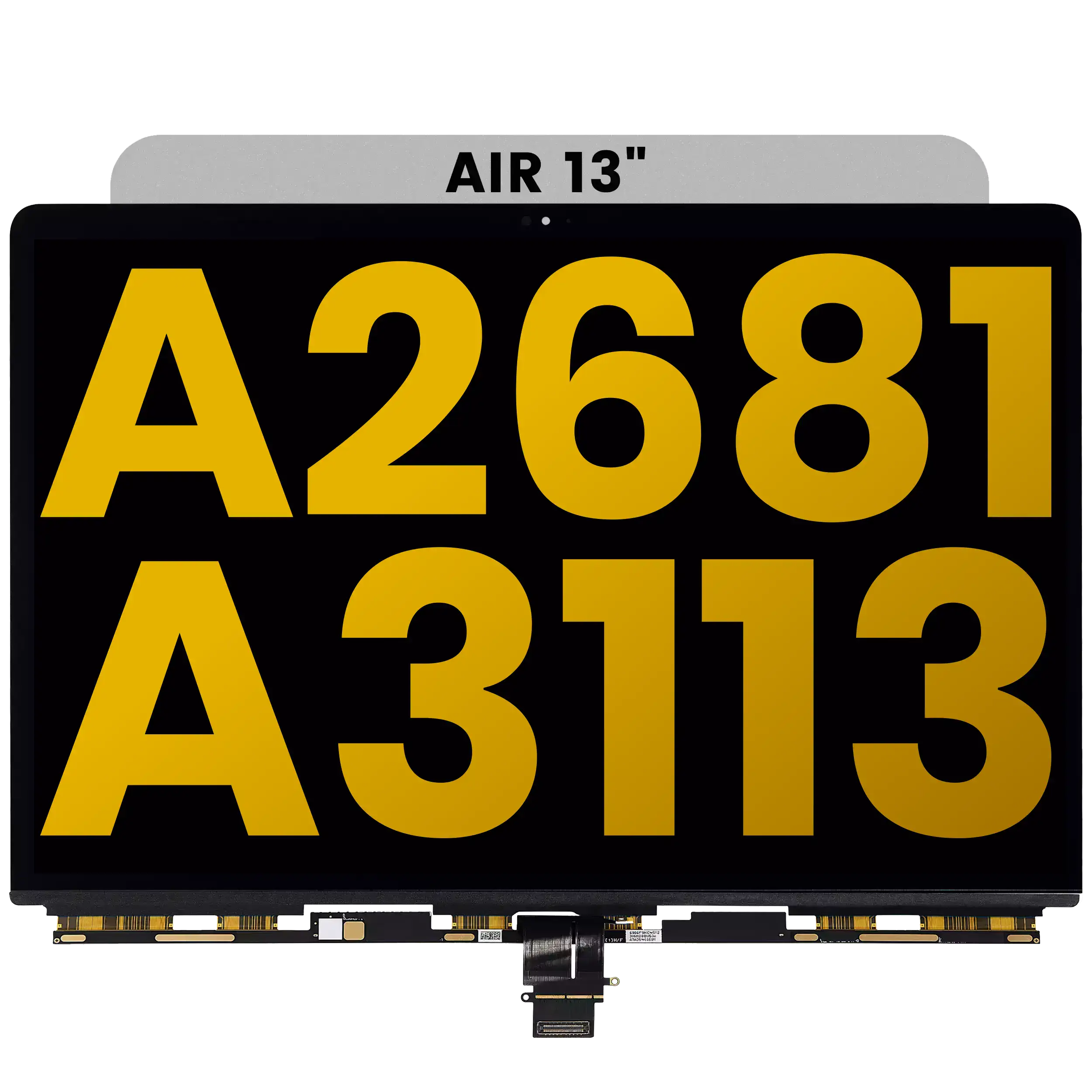 LCD Panel Only Compatible For MacBook Air 13" (A2681 / A3113) (Compatible With All Years) (Premium)