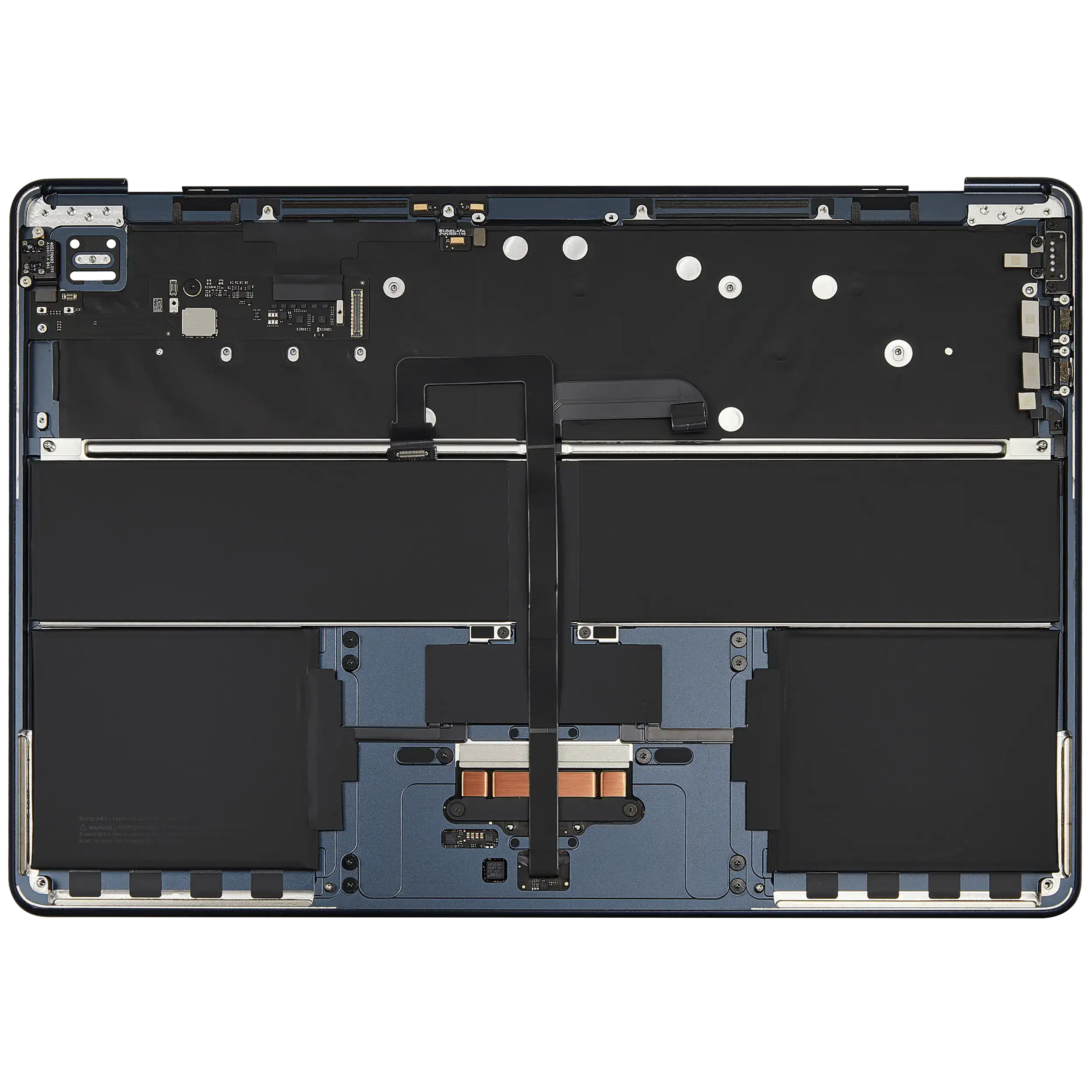 Top Case Assembly With Battery And Keyboard Compatible For MacBook Air 13" (A3113 / Mid 2024) (Midnight) (US Keyboard)