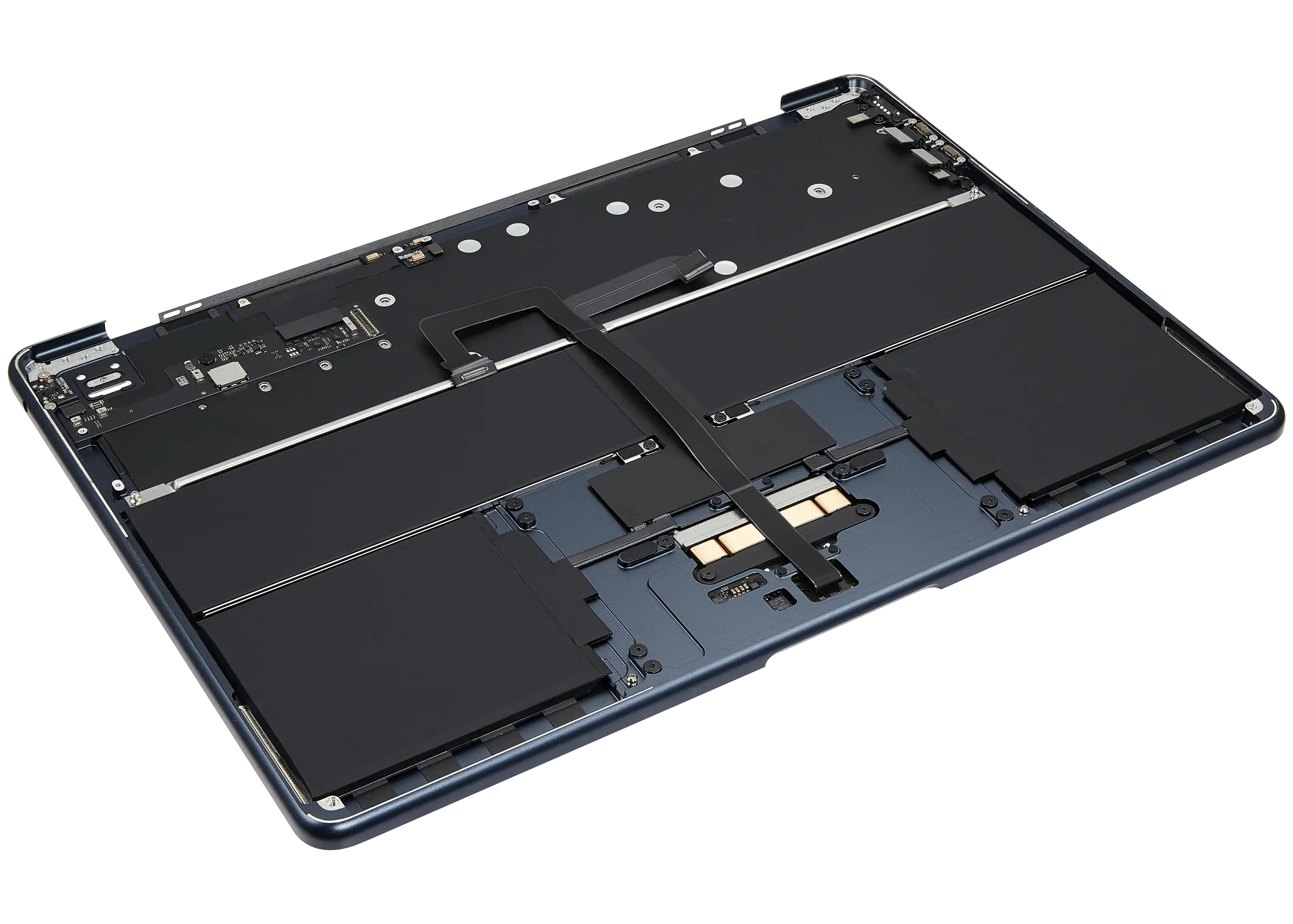 Top Case Assembly With Battery And Keyboard Compatible For MacBook Air 13" (A3113 / Mid 2024) (Midnight) (US Keyboard)