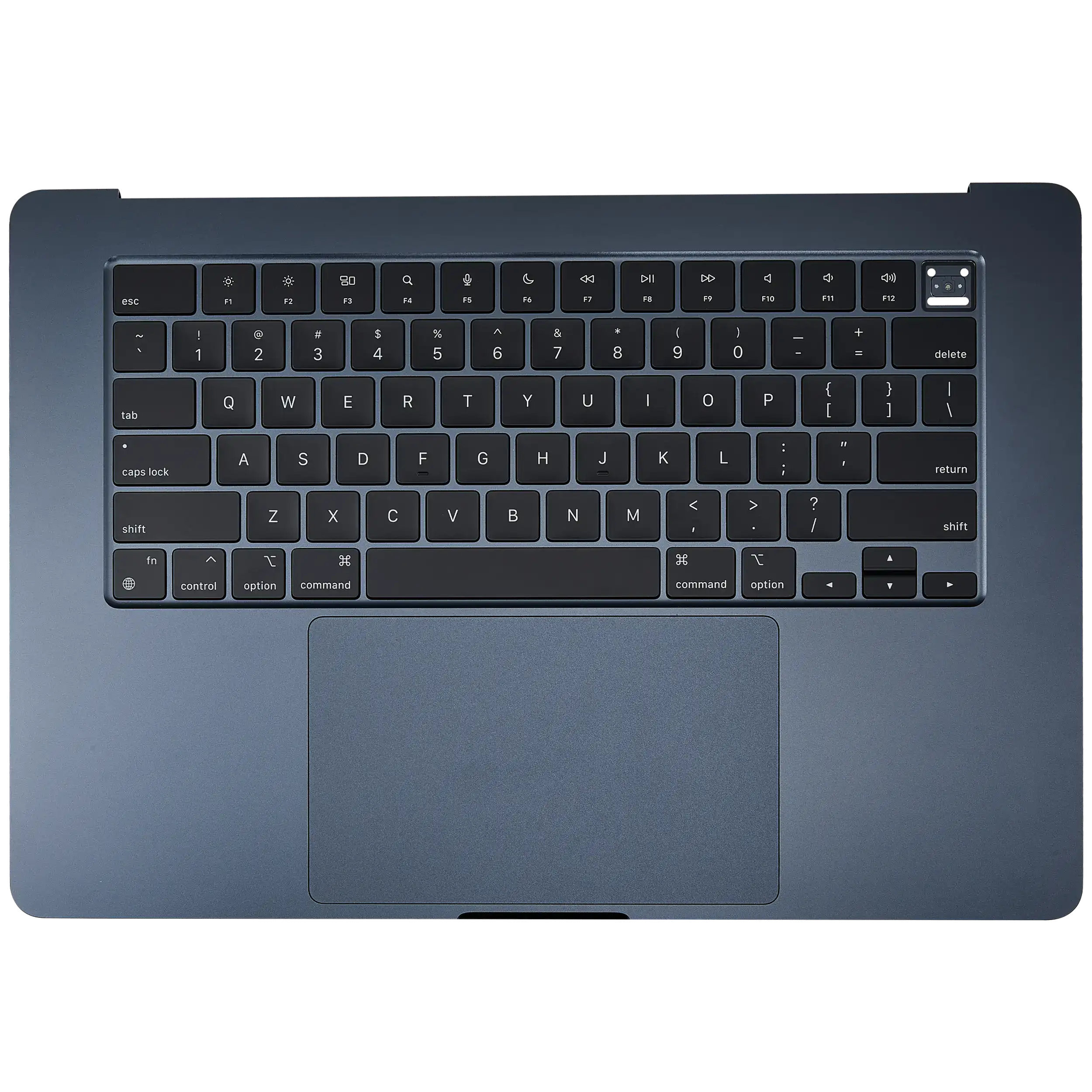 Top Case Assembly With Battery And Keyboard Compatible For MacBook Air 15" (A3114 / Mid 2024) (Midnight) (US Keyboard)