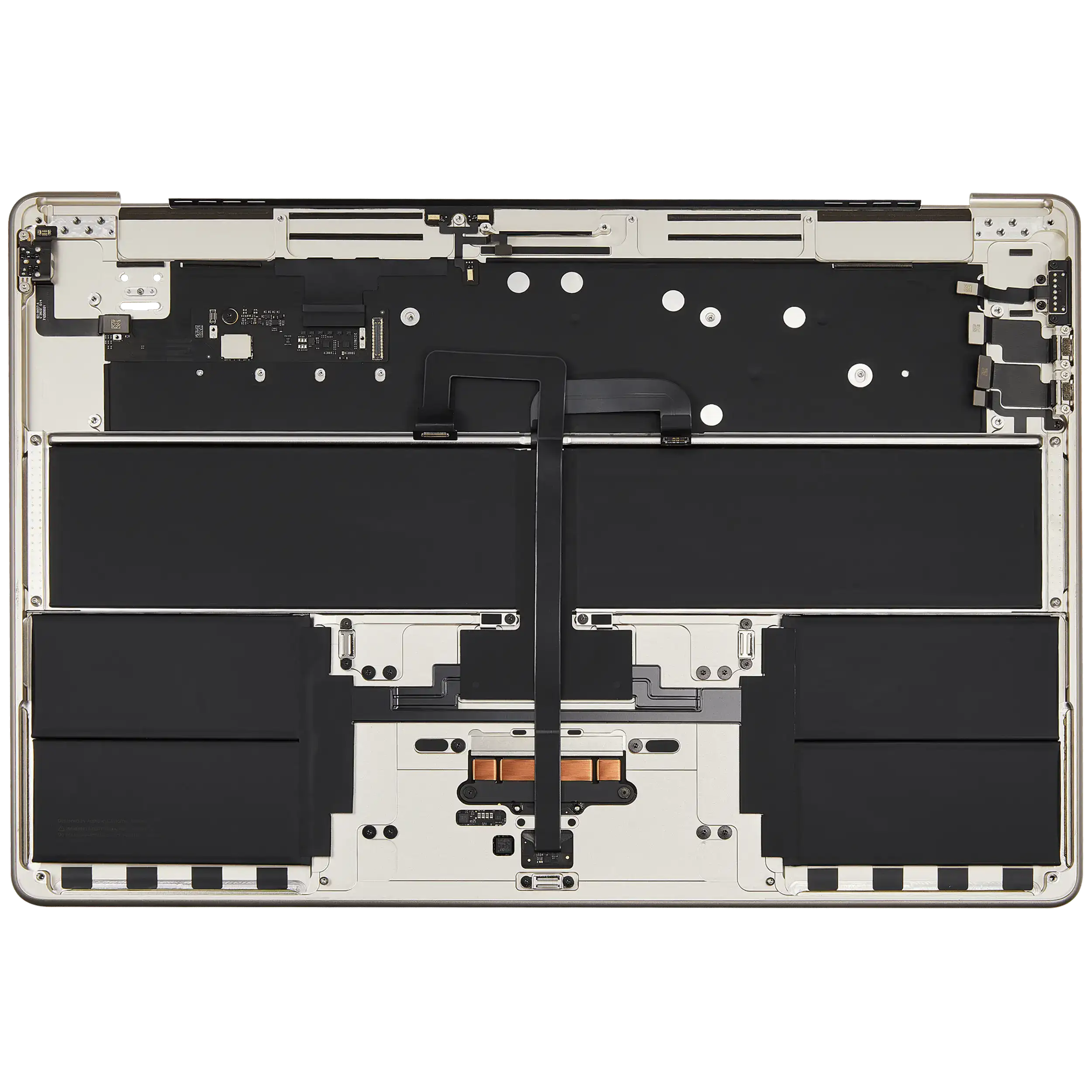 Top Case Assembly With Battery And Keyboard Compatible For MacBook Air 15" (A3114 / Mid 2024) (Starlight) (US Keyboard)